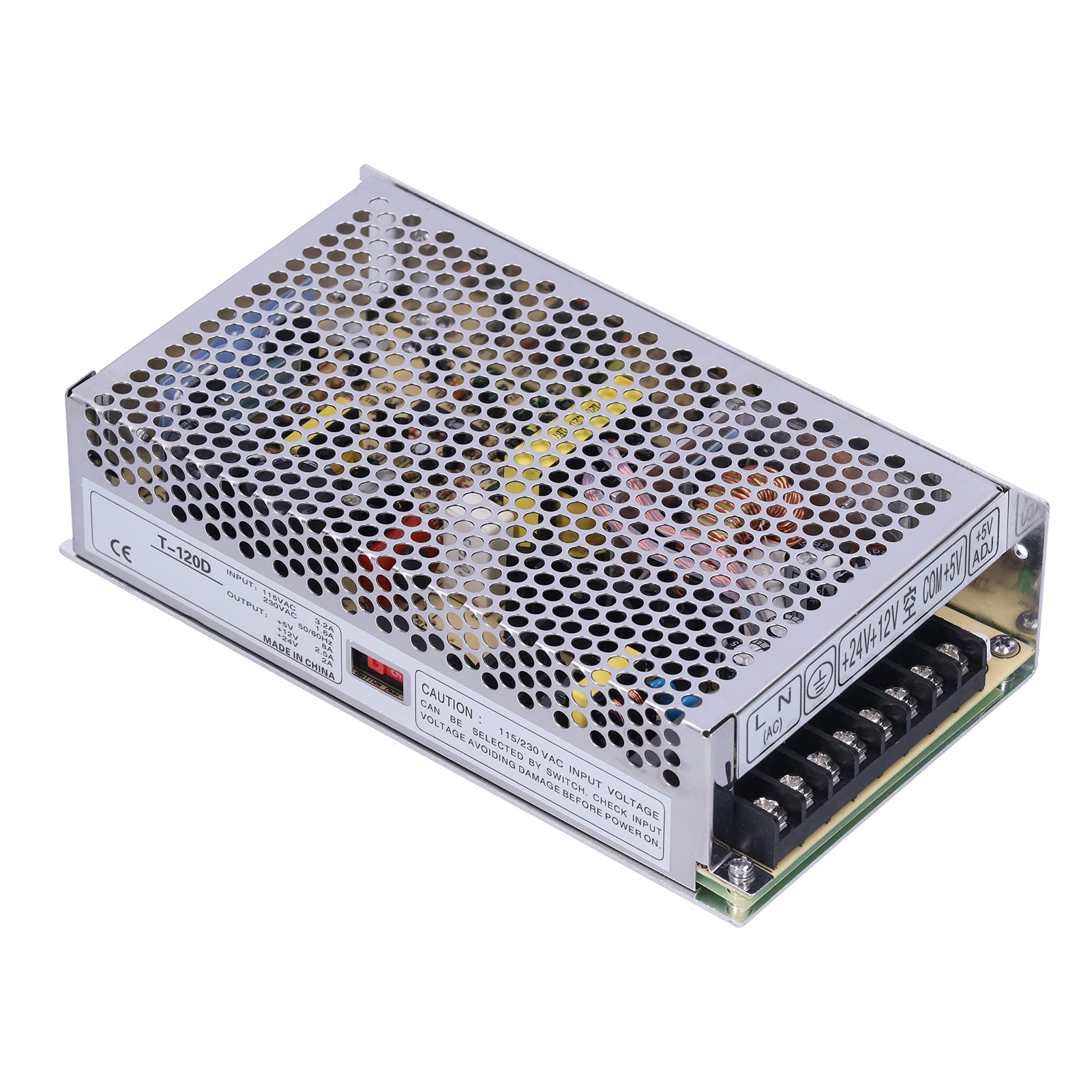 Hyuduo BERM 3-Kanałowy Sterownik LED, Stop Aluminium T-120D