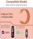 XFSAFDM 4Packs Nylon Strap for Xiaomi Smart Band 10/Band9/Band8, Men and Women Breathable Elastic Bracelet, Adjustable Sport Straps Replacement Watchband for Xiaomi Mi Band 10/Band9/Band8 gallery image