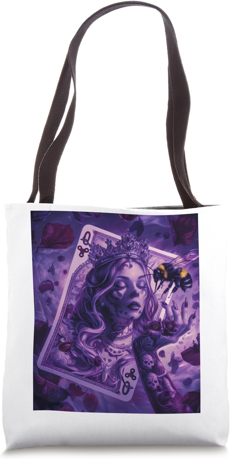 A bee, A queen, Devils on the skin - Roca Delgado Tote Bag