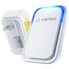 Clarifion - Air Ionizers for Home 1 Pack Negative Ion Filtration System Quiet Air Freshener for Bedroom Office