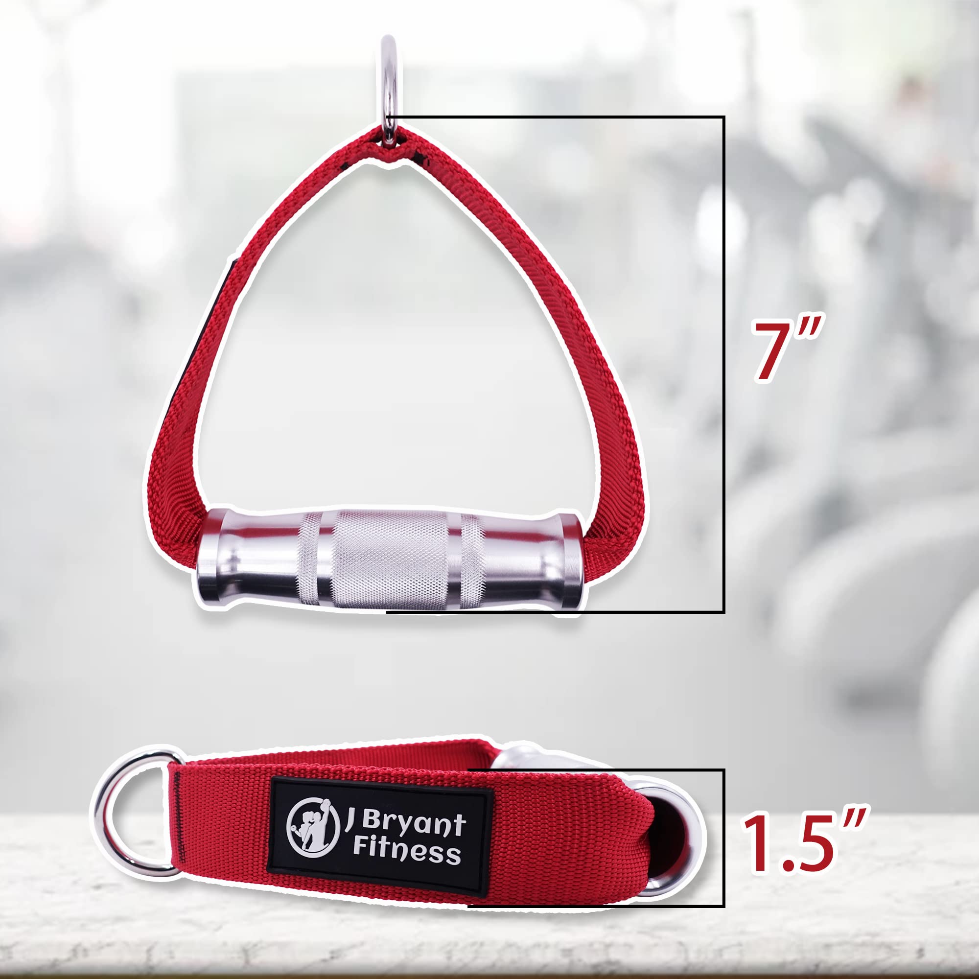 J Bryant Fitness Kabel Machine Bijlagen Multifunctionele 4 in 1 Grip Handvat Triceps Touw Weerstand Bands Handvat Voor Gym LAT Pulldown Oefening Handvat