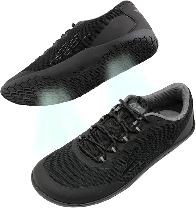 earthinglife Women's Grounding Barefoot Shoes - Wide Toe Box Minimalist Walking Shoes with Zero Drop Conductive Sole to Earth Connected, Lightweight Flexible for Foot Health & Natural Wellness