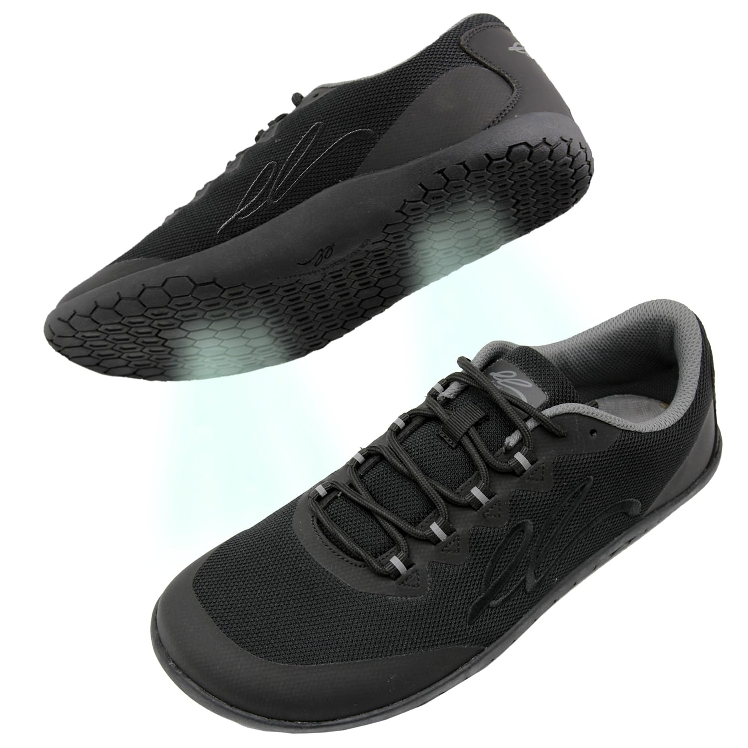 earthinglife Barefoot Grounding Shoe for Herren Wide Toe Box Low-Top Shoes Lightweight Flexible for Foot Health & Natural Wellness Breathable Upper Non-Slip Flexible Conductive Outsole Walking Shoes