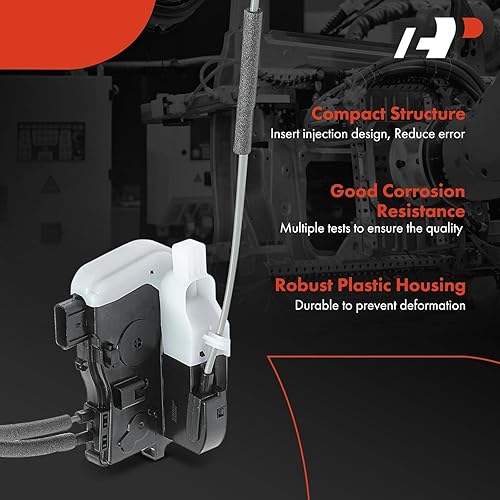 Miniatura 6 de A-Premium Actuador de pestillo de bloqueo de puerta compatible con Hyundai Tucson 2010-2017, Sport Utility, lado trasero izquierdo del conductor,