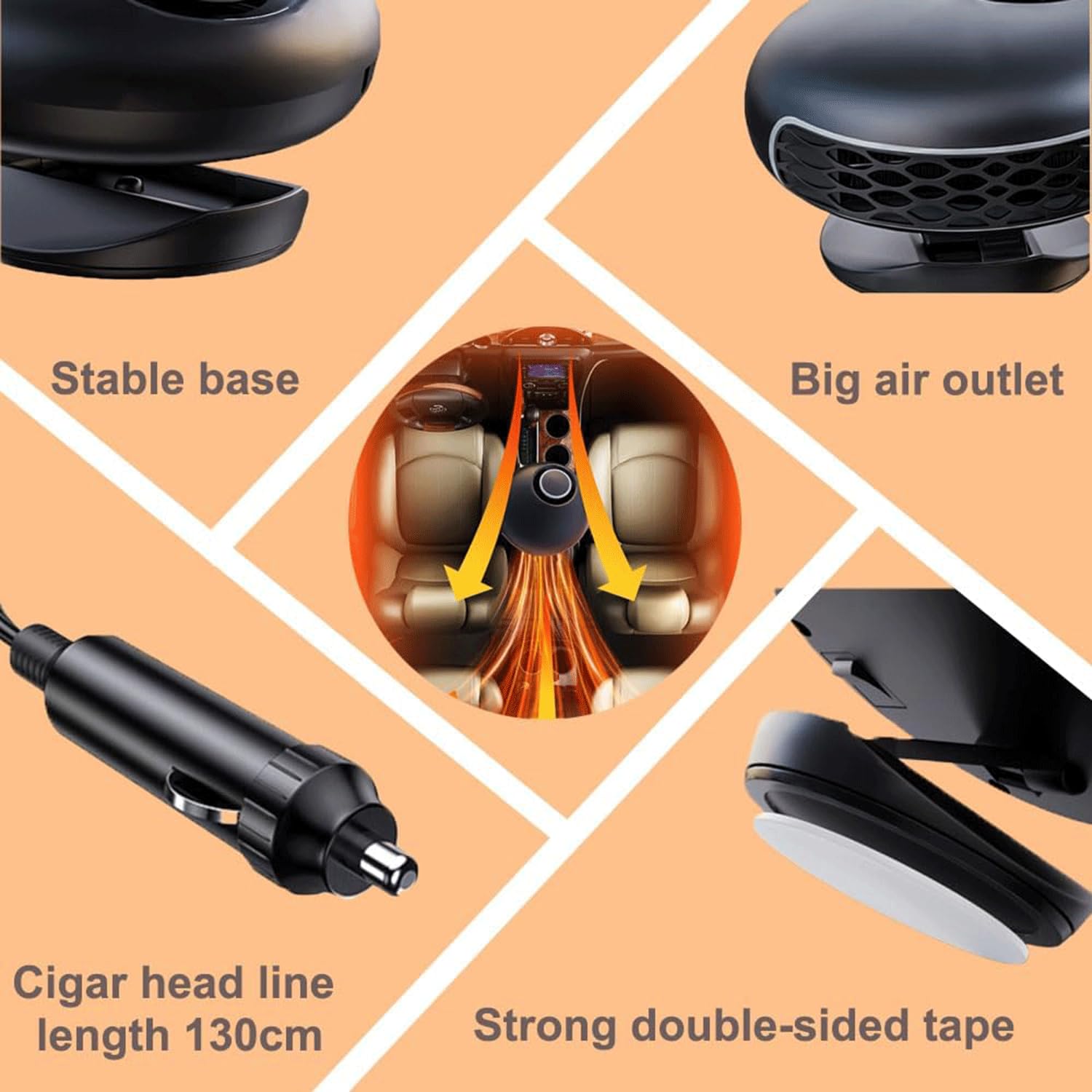 Chauffage Portable Pour Voiture, Chauffage De Voiture Pare-Brise