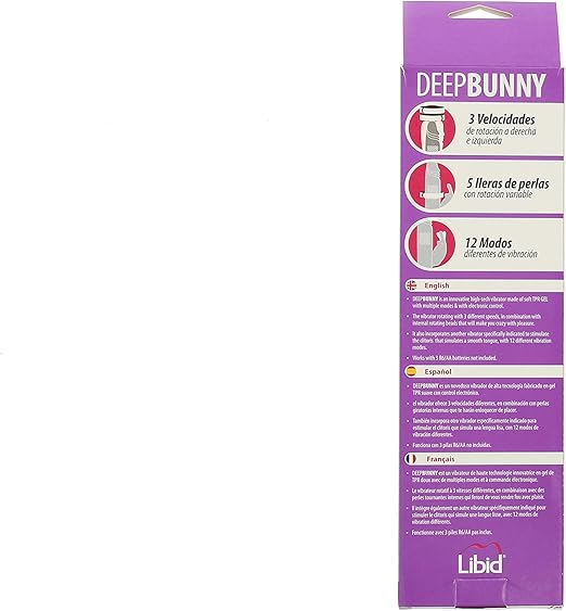 Libid Toys Libid Toys Deep Bunny Purple 220 g : Amazon.es ...