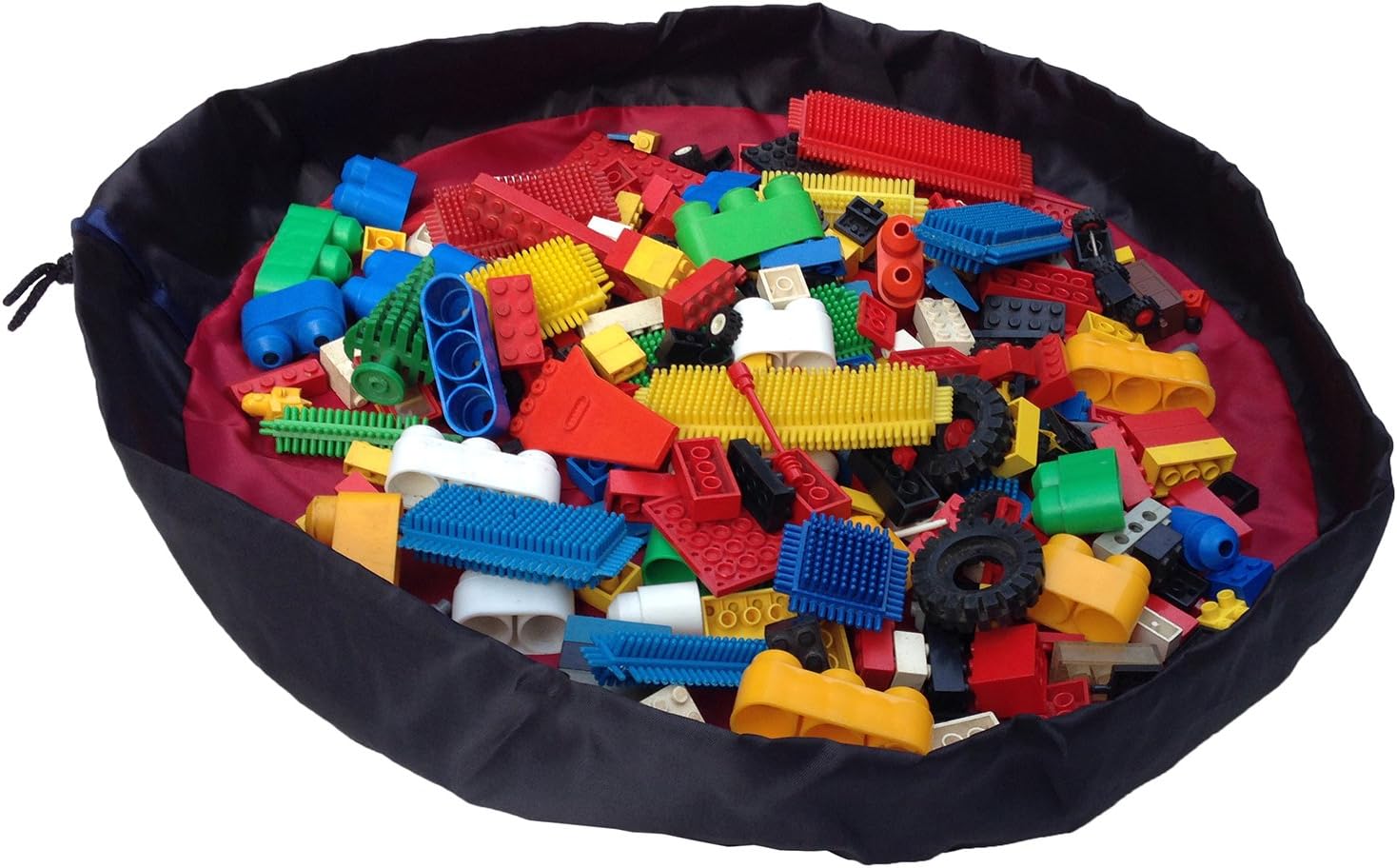 Children Play Mat and a Toy Storage Bag from Bow-Tiger - Multi Purpose Kid's Activity Mat That Folds to a Portable, Toy Organizer. Make Sure Your Child is Having Fun Without Worrying About The Mess!