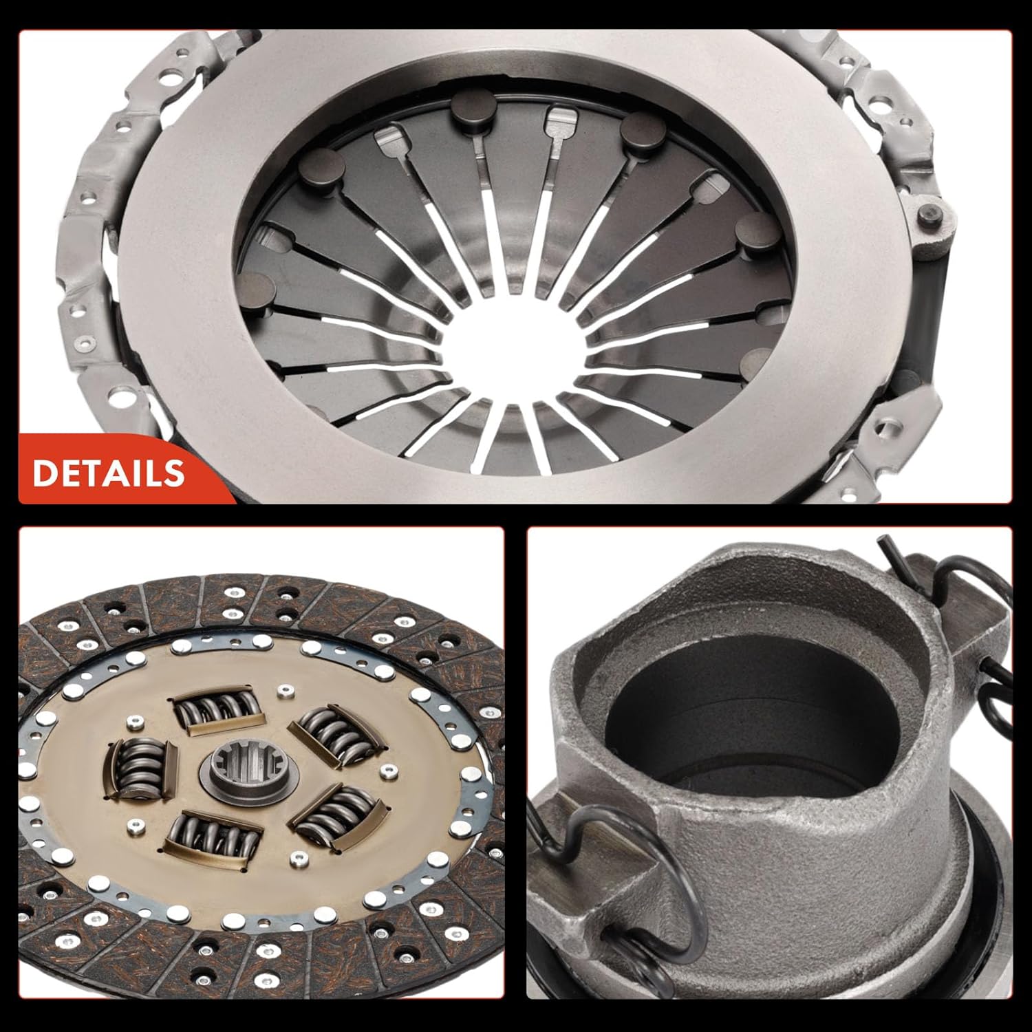 A-Premium Transmission Clutch Kit Set Compatible with Dodge Ram 1500 2001-2008, Dakota 2001-2009 & Mitsubishi Raider 2006-2009, 3.7L 3.9L 4.7L 5.2L, Replace# L05108