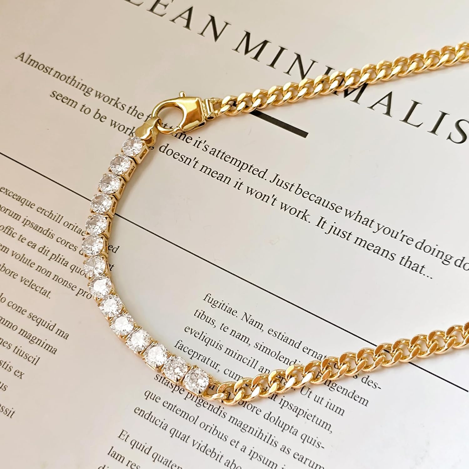 Zeffy 14K Gold/Silver Plated Chunky Thick Chain Toggle Clasp Necklace Dainty Baroque Pearl/Heart/Cross/Turquoise Pendant Necklace