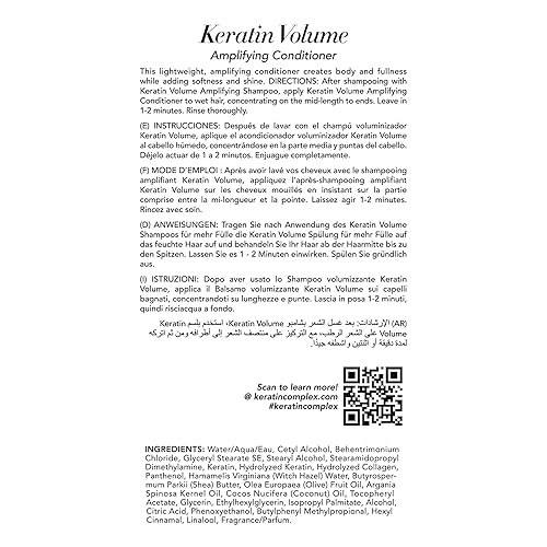 Miniatura 2 de Keratin Complex Acondicionador amplificador de volumen de queratina, 13.5 onzas