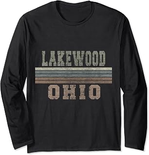 Retro Lakewood Ohio Long Sleeve T-Shirt