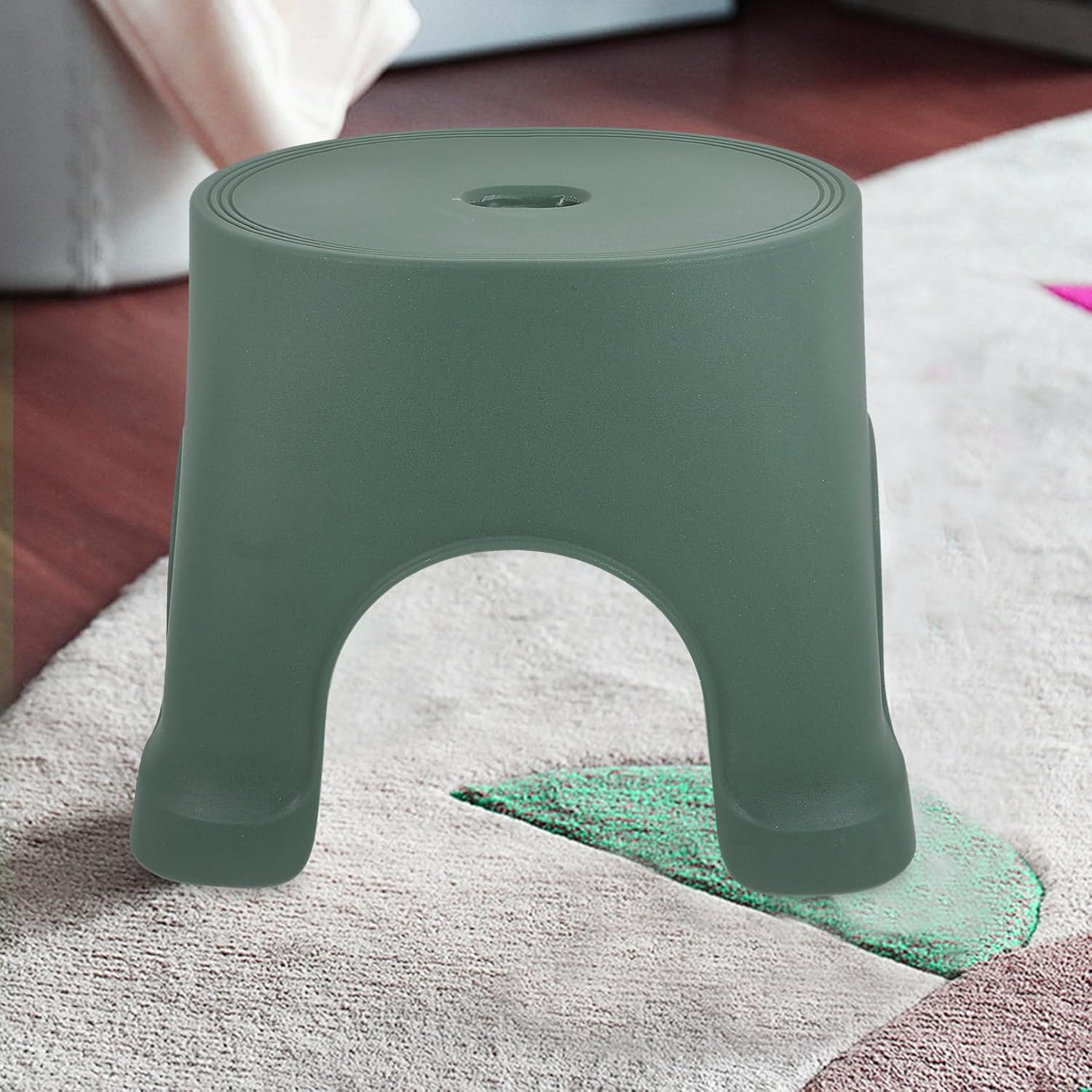 1pc Foot Stool for Potty Training Slip Step Stool for Boys and Girls Lightweight Material Small for Bathroom Living Use Sturdy Non-Skid Design