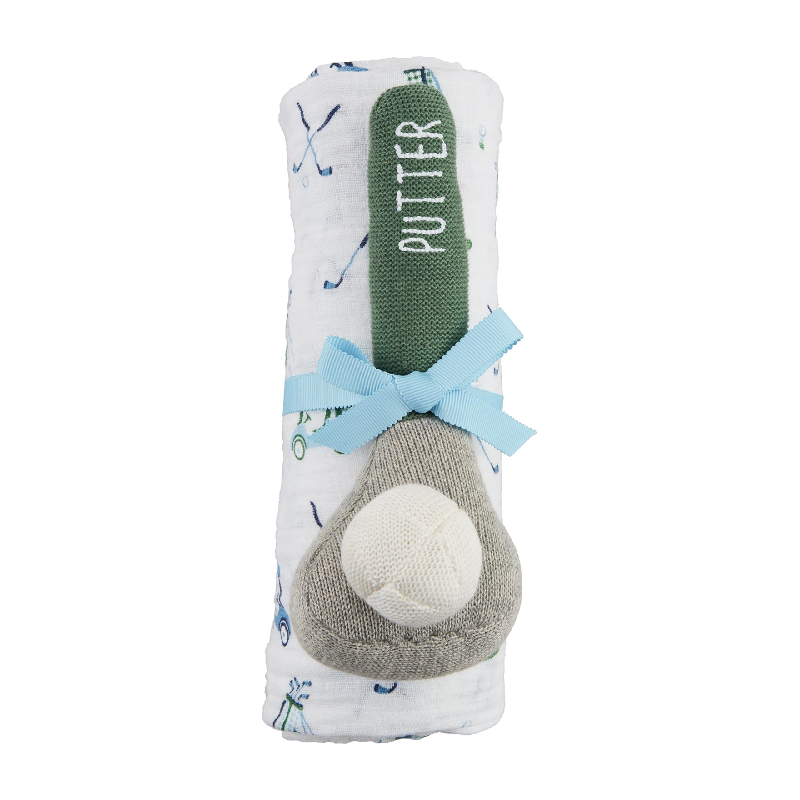 Mud Pie Boys Golf Kids Golf Wrap & Rattle