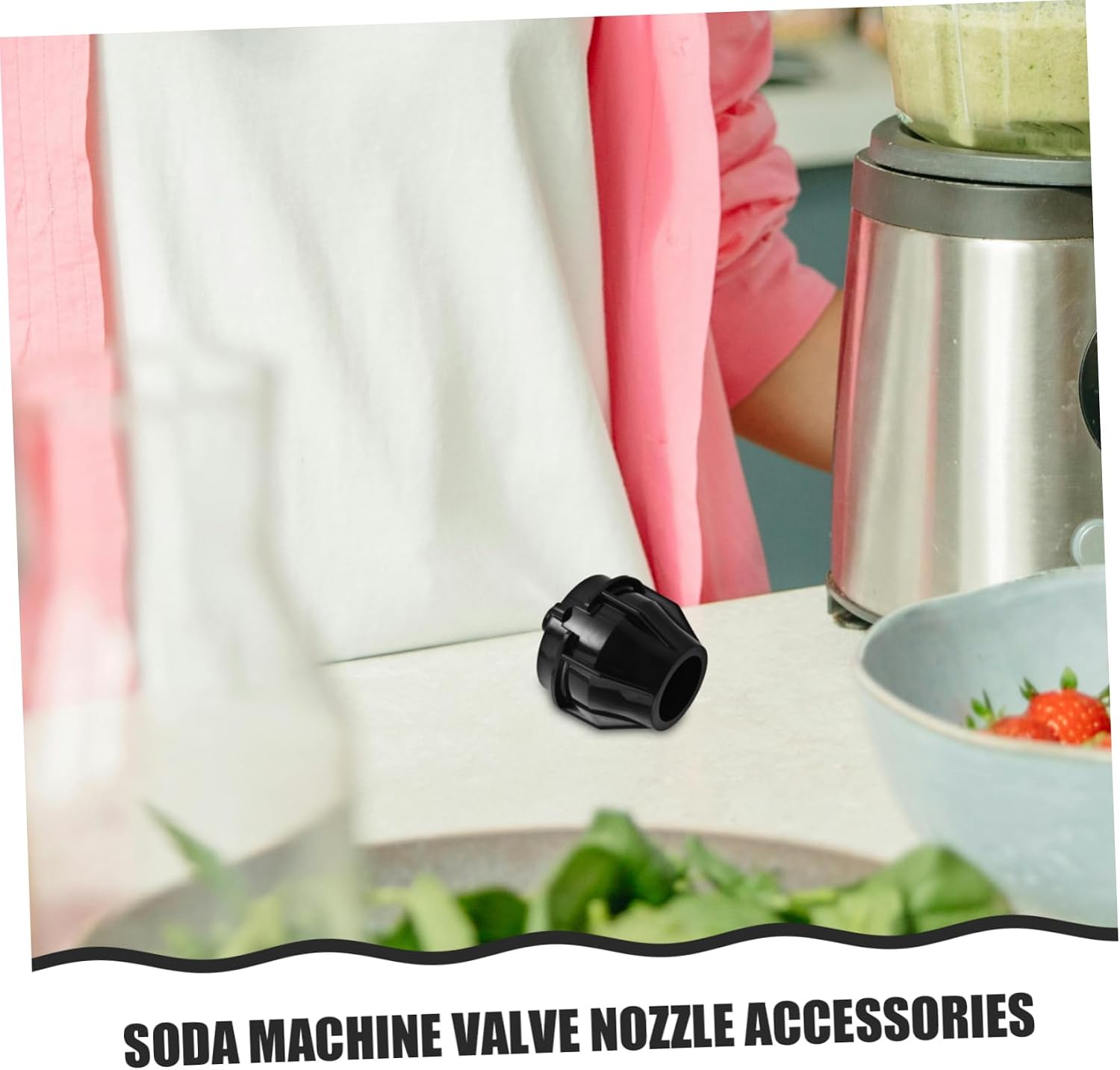 KICHOUSE Drink Machine Nozzle Valve: Precision Soda Dispenser Parts Internal Mixer Valve For Soda Makers Ideal For Commercial Use Black