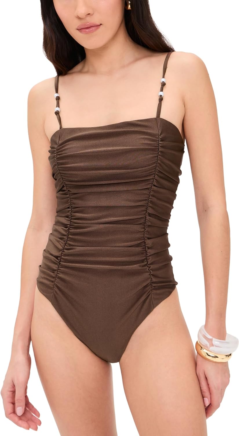 MINKPINK Women's Sienna Ruched Swimsuit