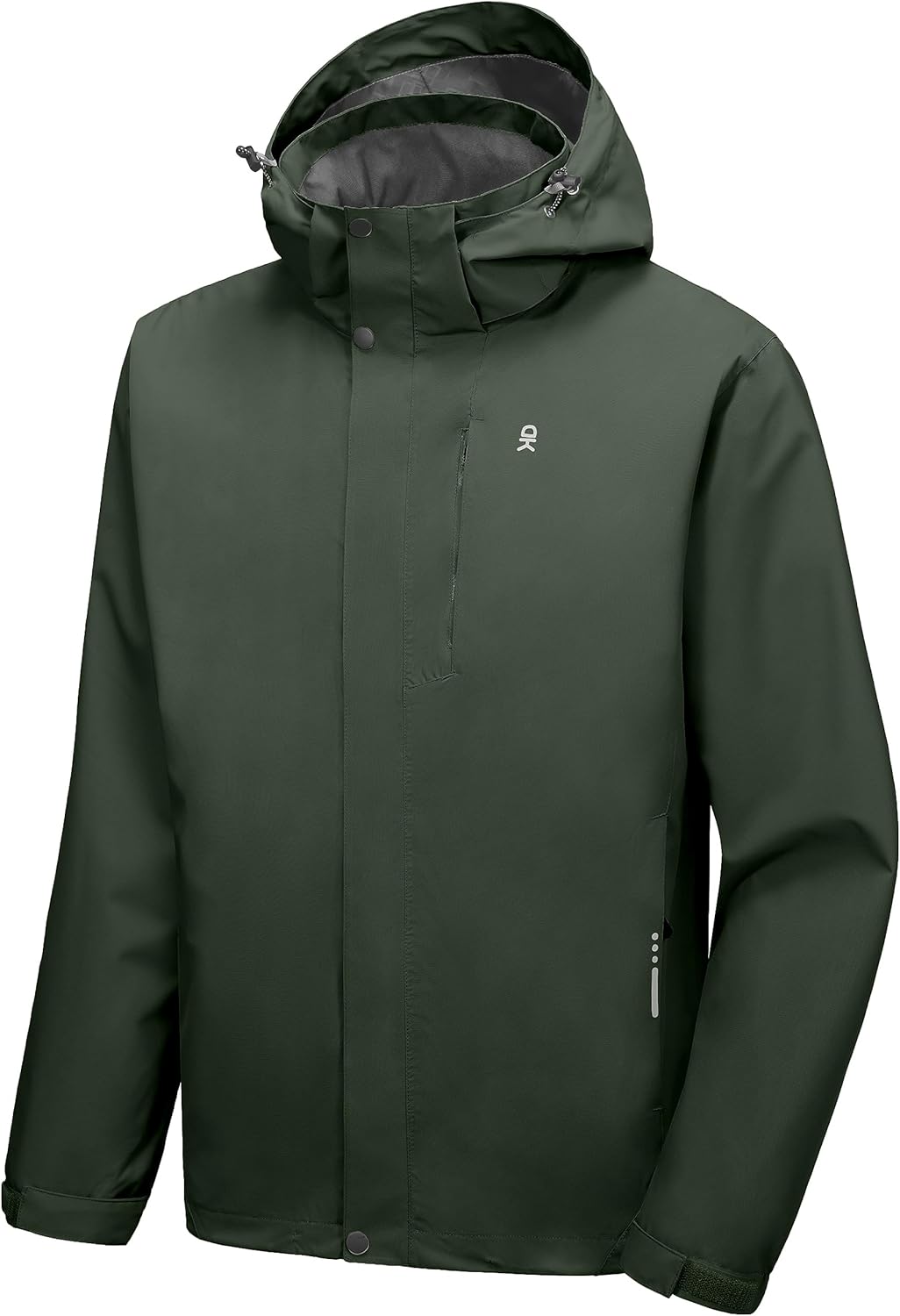 Little Donkey Andy Men's Waterproof Rain Jacket Lightweight Hooded