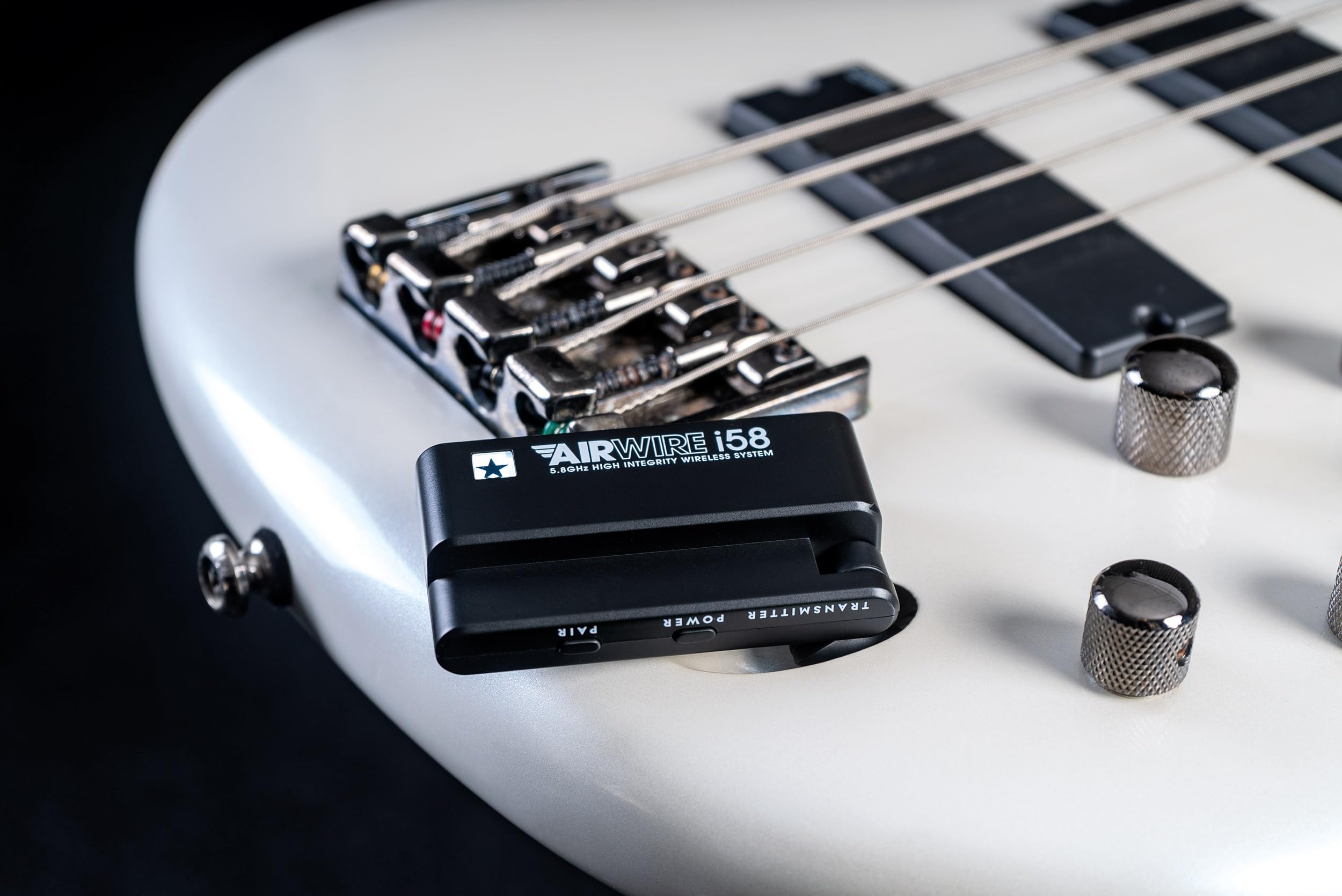 Blackstar AIRWIRE i58 - Trasmettitore wireless per chitarra di alta qualità, ricevitore wireless ricaricabile, sistema audio digitale per chitarra elettrica, basso e altri strumenti