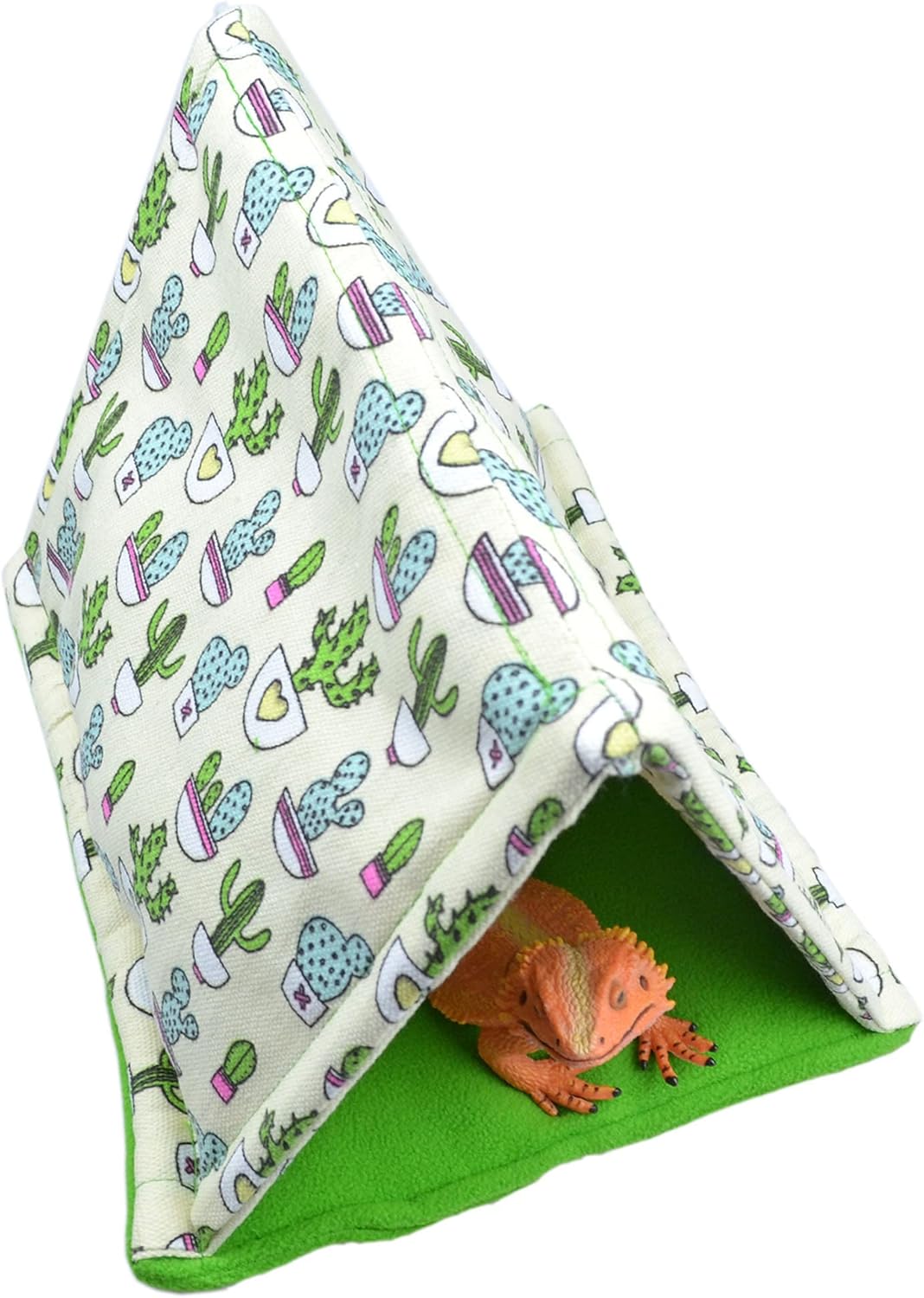 Reptile Sleeping Bed Bearded Dragon Tent Hide Habitat Shelter for Lizard Bearded Dragon Leopard Gecko