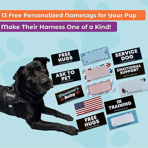 Miniatura 3 de Joyride Harness 2.0 - El Arnés Original para Perros Sin Tirones con Anillo Lateral - Sin Estrangulamiento, A Prueba de Escapes, Reflectante, 3 Clips