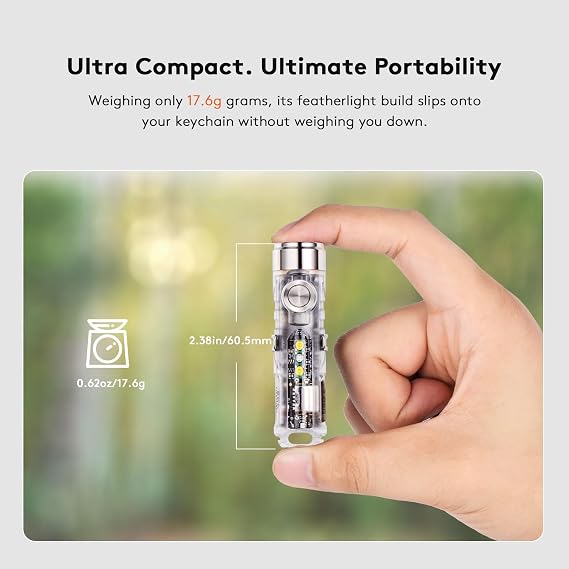 RovyVon 4th Aurora A8 USB-C EDC Flashlight, 90 CRI 5000K