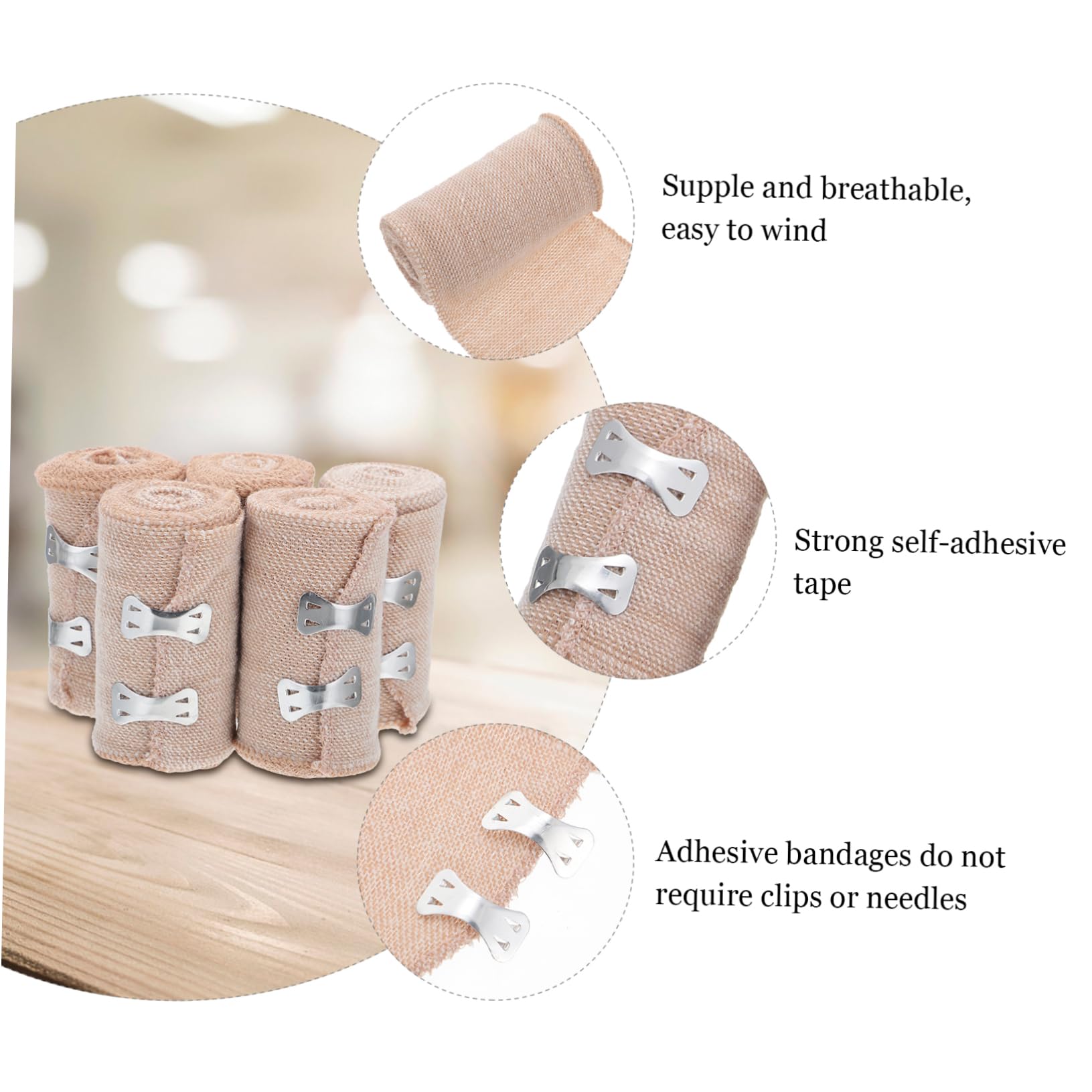 4 Ensembles Bandages Élastiques Auto Adhésifs Pour Animaux De Bandages Pour Doigts Poignet Cicatrisant Pour Chats Sports 5 Pièces * 4
