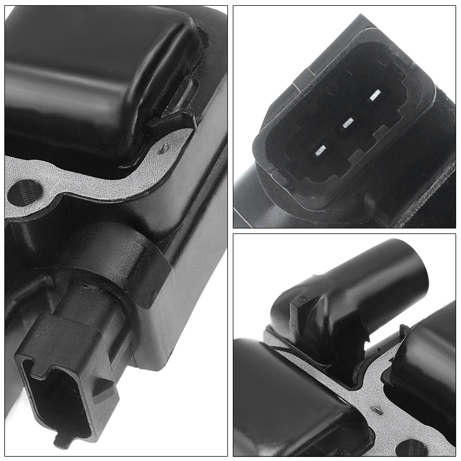 Frankberg Set di 6 bobine di accensione e candele per motori a benzina | Compatibile con: Vitobus W639, Viano W639, Classe C W202, CLK C208, Classe E, modello T, S210, Classe M W163