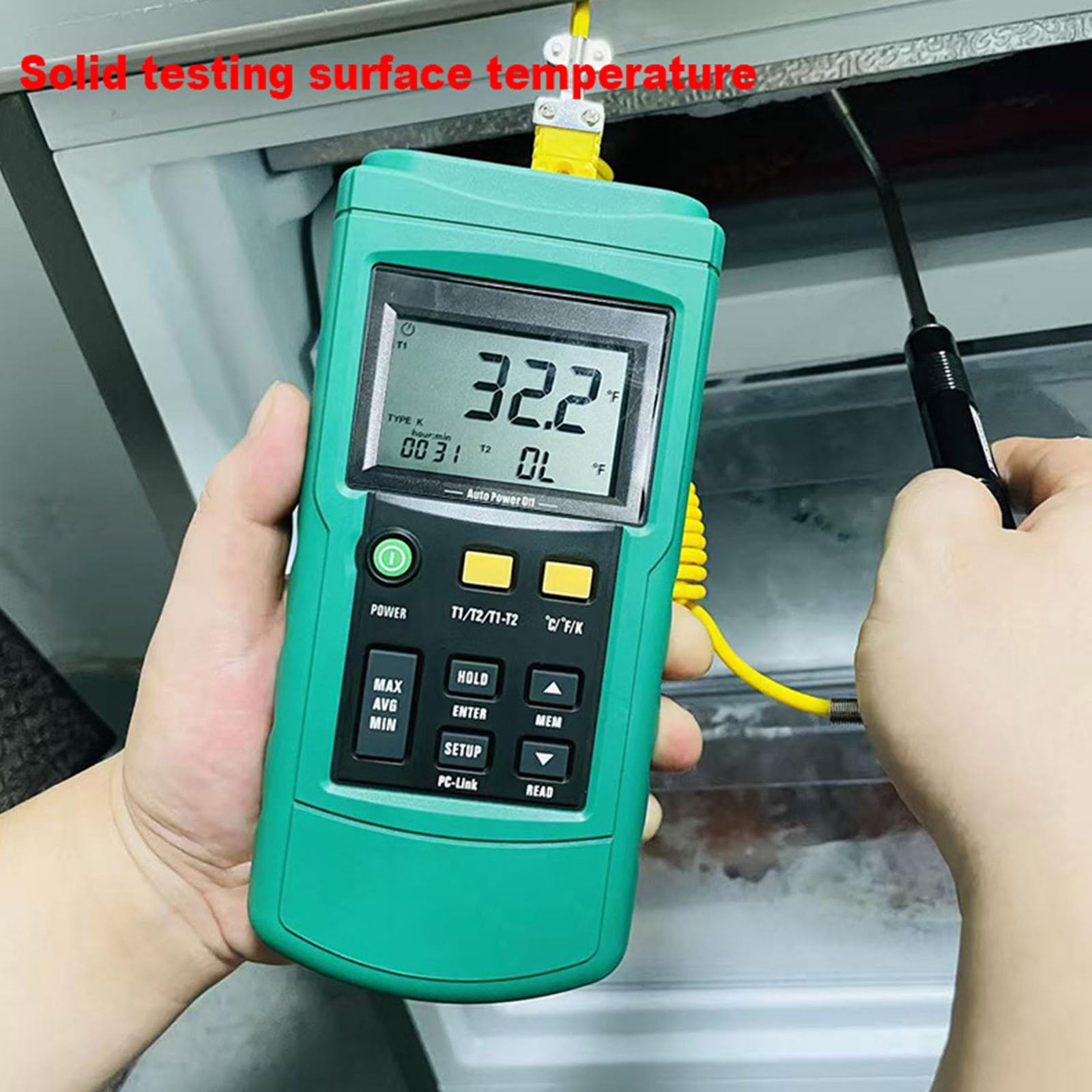 Starker digitaler Thermograph, professionelles Messwerkzeug mit einer Genauigkeit von ±0, 5 ℃ und erweiterter Kapazität von 50 ℃ bis 200 ℃ Hochpräziser digitaler Thermograph