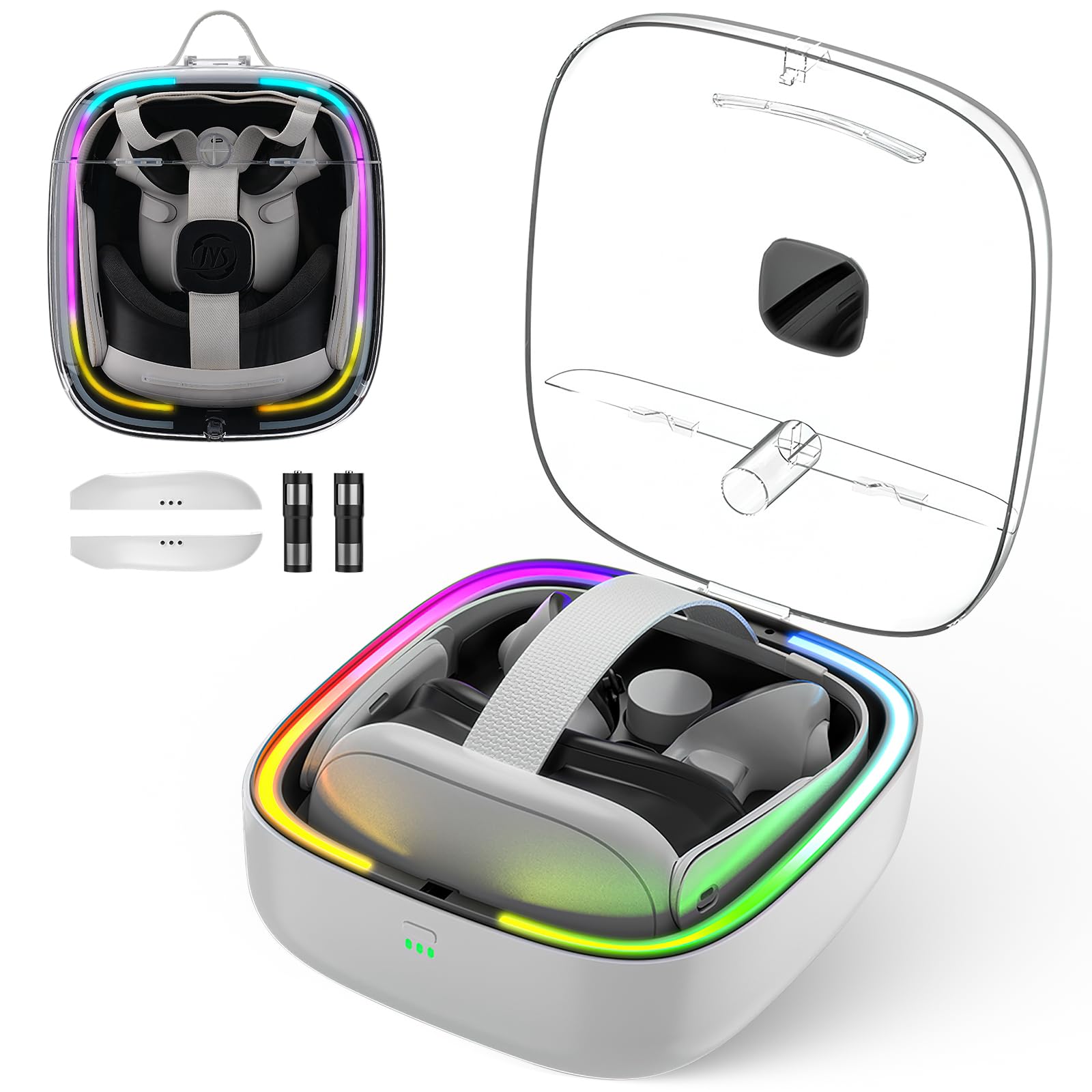 Amazon.co.jp: Grathia 充電ドック Meta Quest 3用 高速充電スタンド