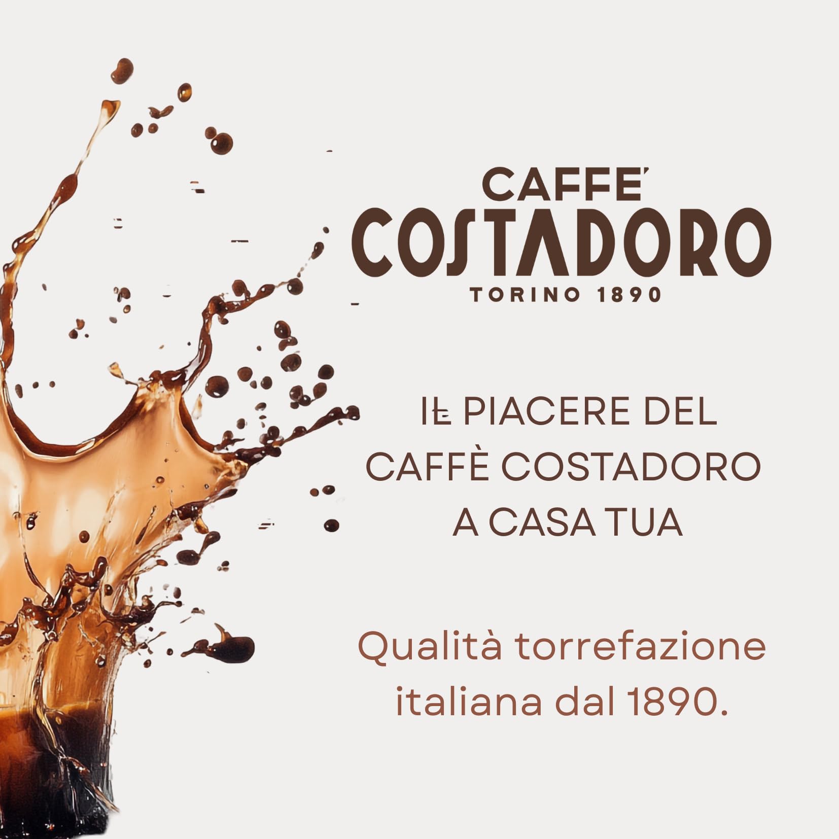 Cápsulas de Café Costadoro Compatibles con Máquinas Domésticas A Modo Mio®*, Calidad Made in Italy (Cento, 100% Arábica, 96 Cápsulas)
