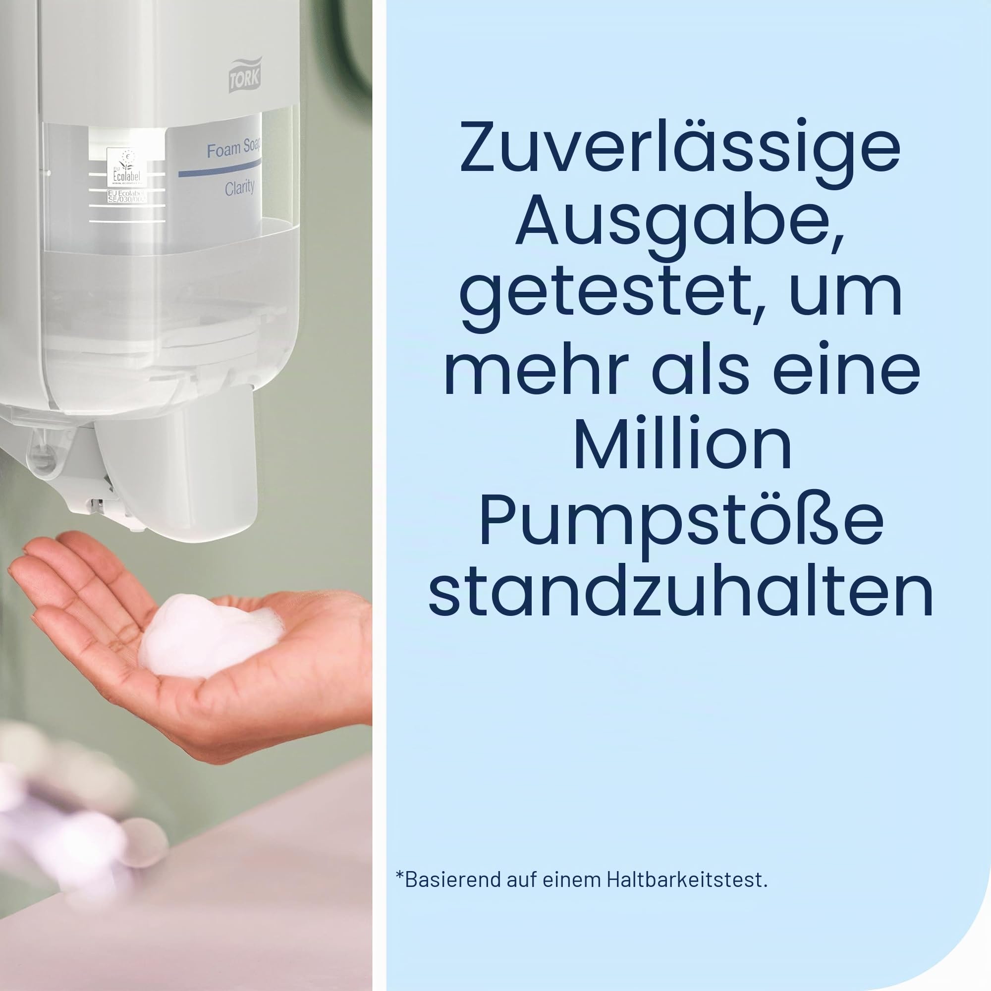 Tork Spender für Seifen und Händedesinfektionsmittel mit Armhebel Weiß S4, geeignet für Flüssigseife, Schaum und Gel, Elevation Design, 564100