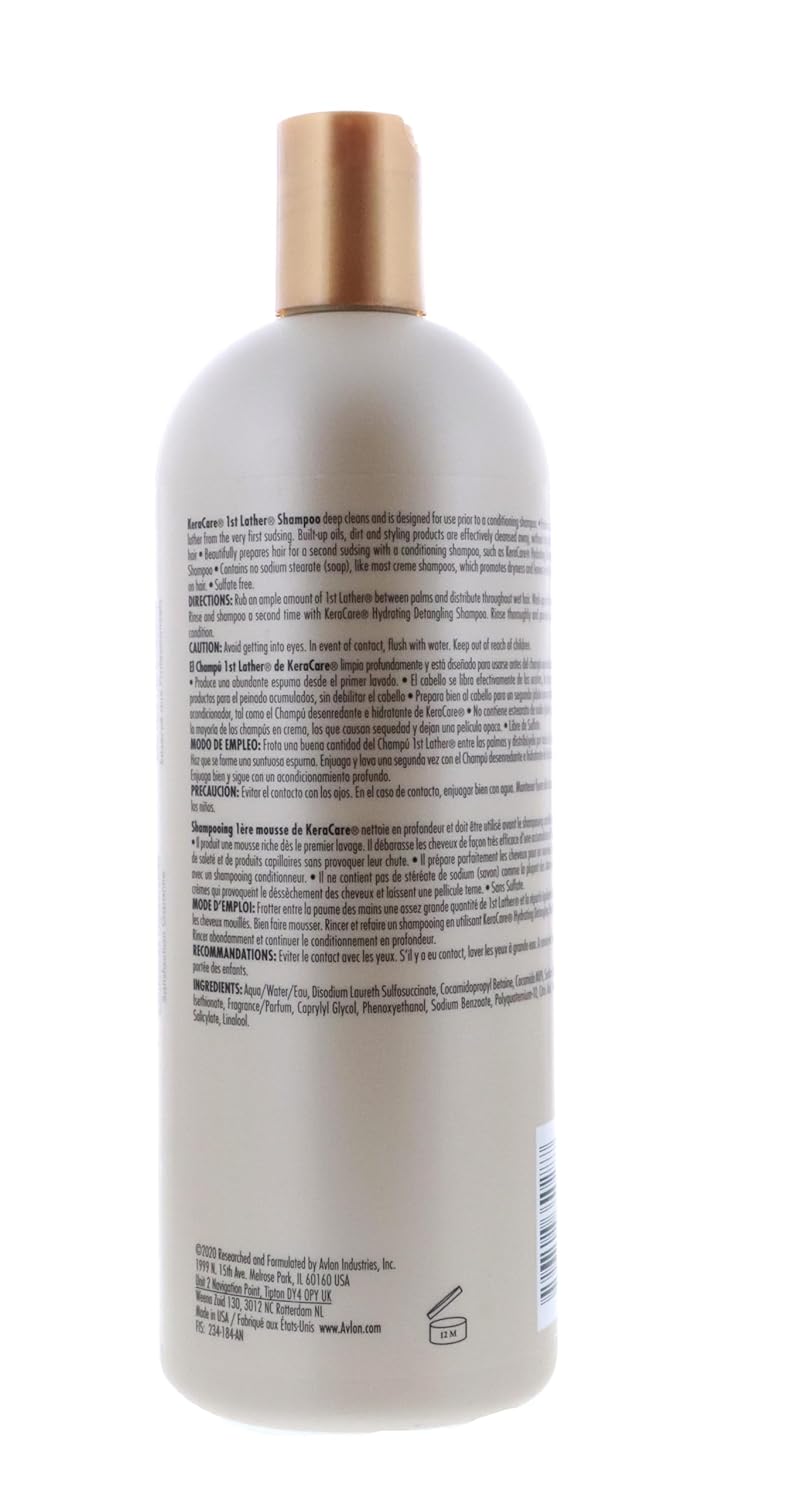 Avlon Keracare 1st Lather Shampoo, 31.67 Ounce