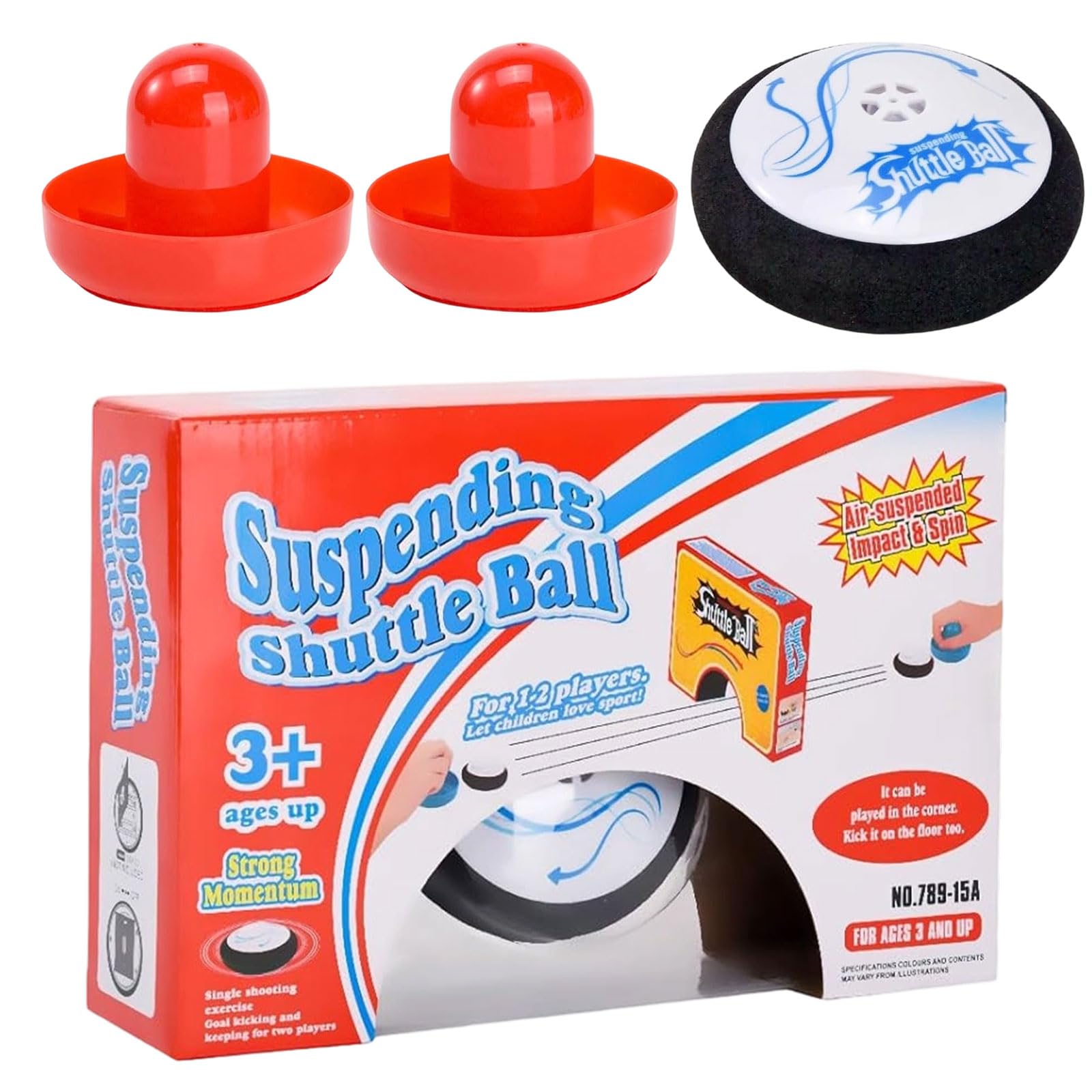 Air Hockey Hover Puck, Hockey Fluttuante Portatile Con 2 Pressioni Rosse Per Hockey Su Aria, Gioco Da Tavolo Per Interni Ed Esterni, Regalo Per Bambini E Adulti