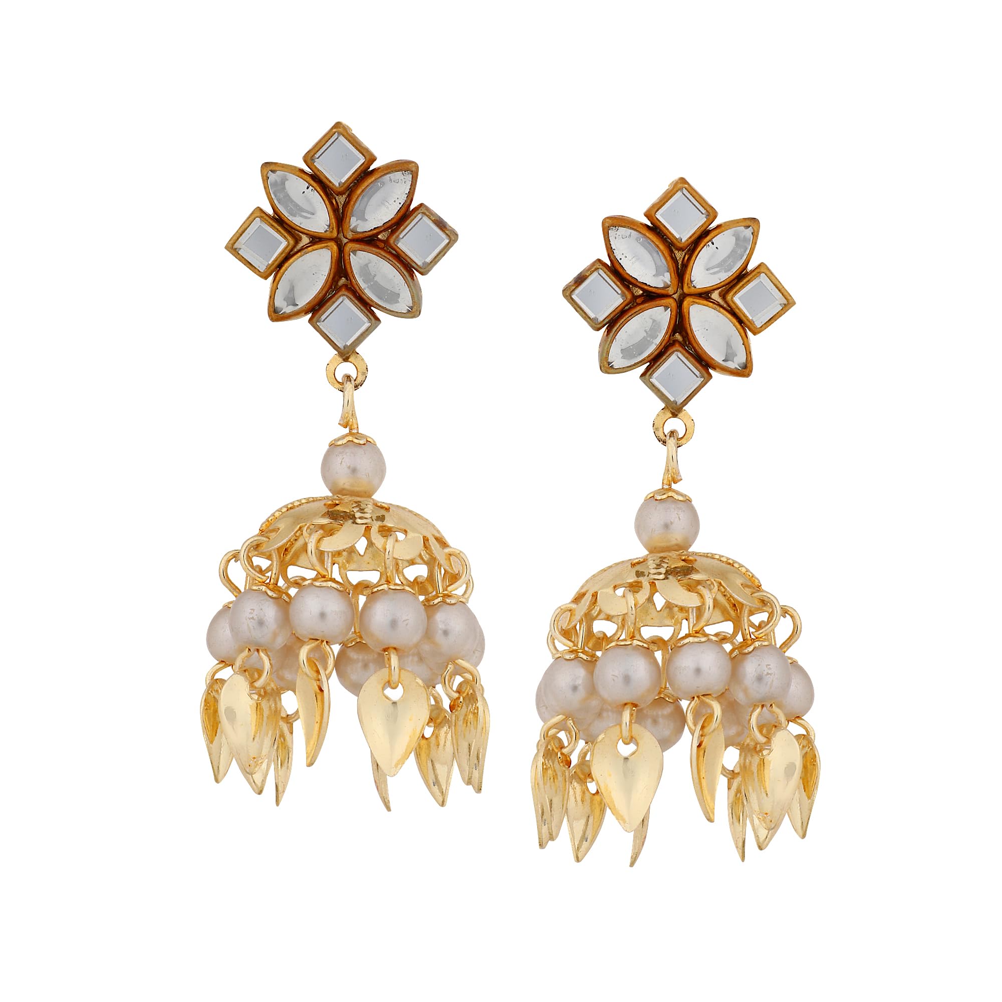 See full amazon price history chart for Mali Fionna Gold-Plated Crystal Jhumki Earrings for Women & Girls (Gold) Mali Fionna Gold-Plated Crystal Jhumki Earrings for Women & Girls (Gold) (B0CT3N15R8) Amazon Price History, Amazon Price Tracker