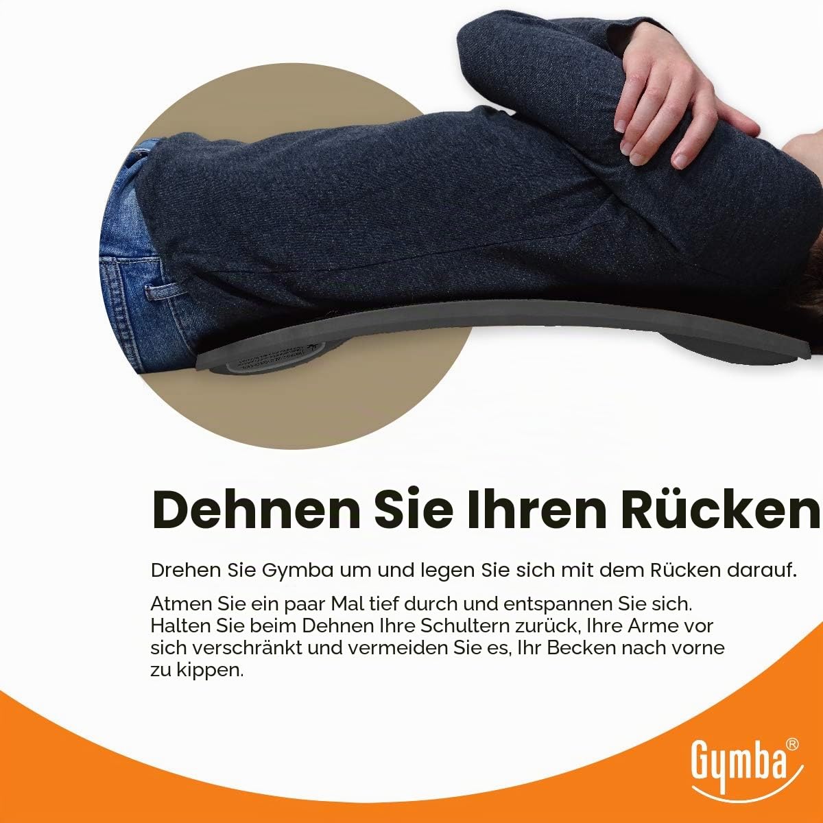 Gymba - Balance Board anthrazit