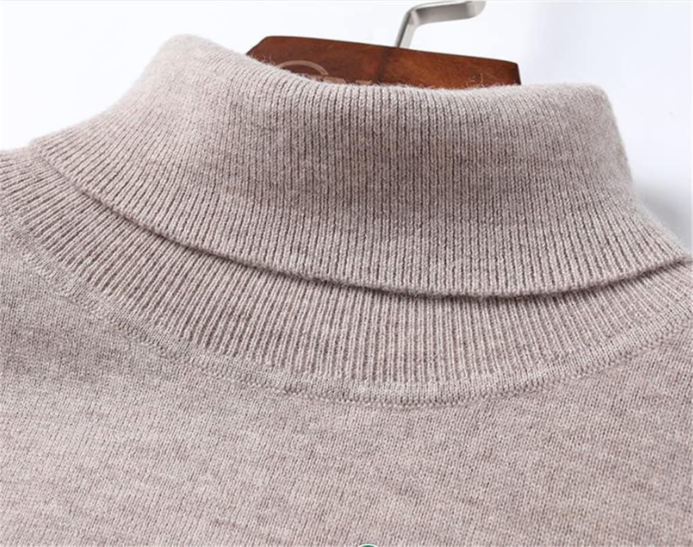 Męski sweter z golfem męski sweter jesień zima dzianinowy ciepły sweter męski sweter