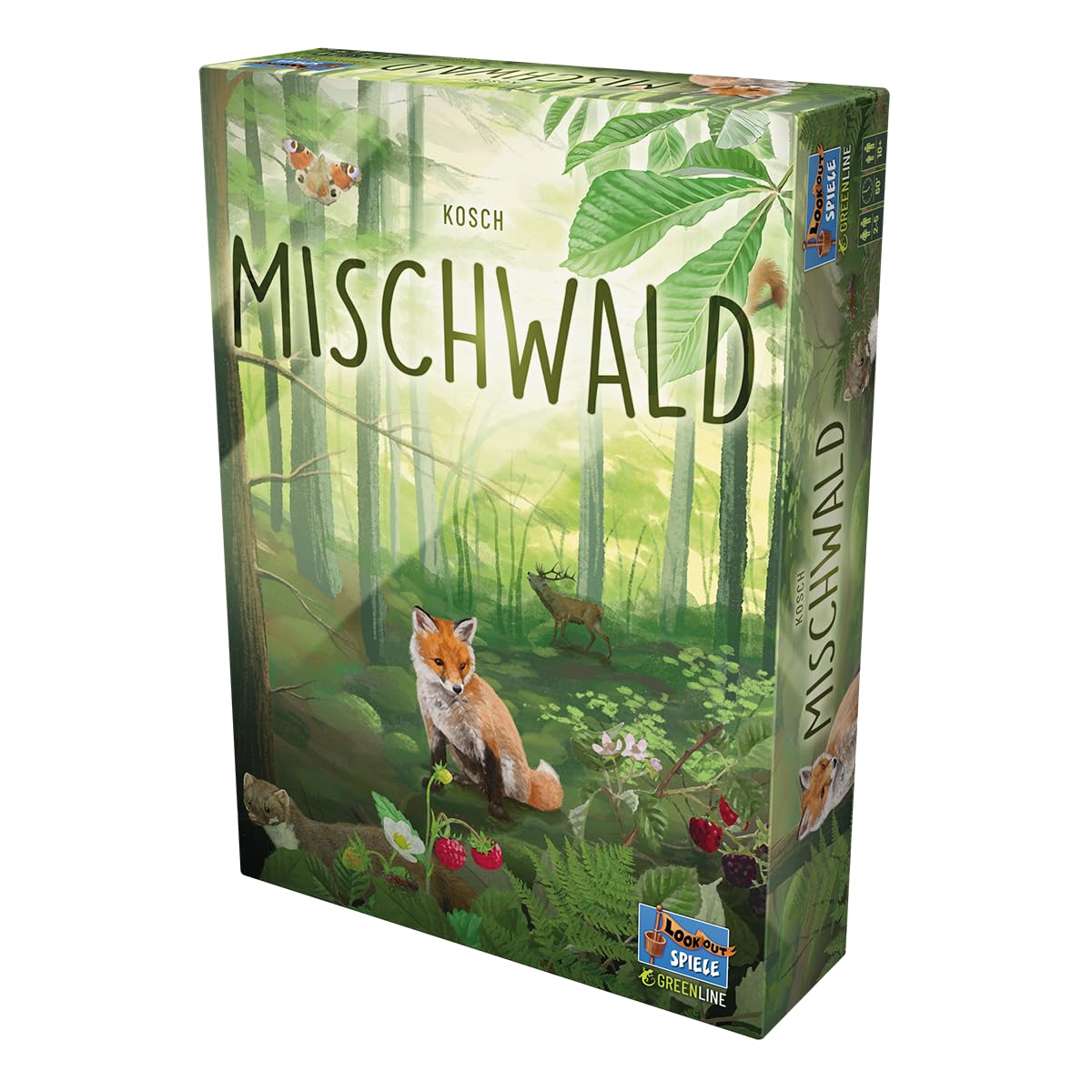 Lookout, Mischwald, Familienspiel, Kartenspiel, 2-5 Spieler, Ab 10+ Jahren, 60 Minuten, Deutsch