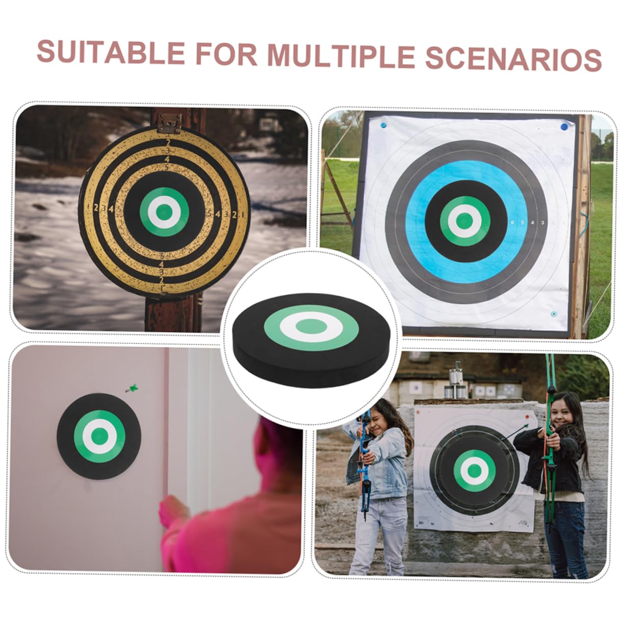 Toyvian Archery Targets for Backyard Durable Arrow Target Outdoor Training Accessories
