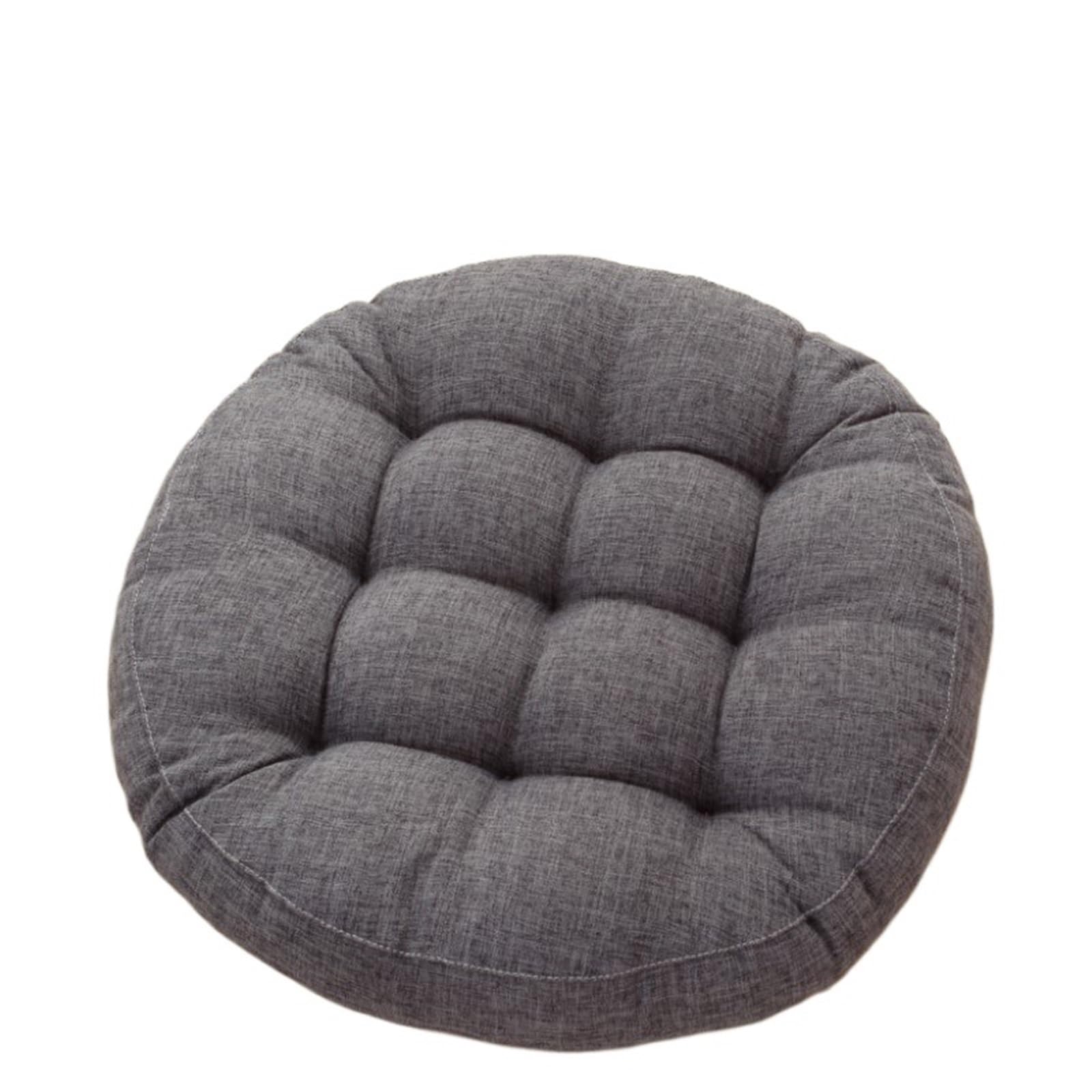 CIGPKLO Hanging Chair Cushion Red Christmas Large Floor Seat Cushion Thickened Tatami Chair Pillow Pad(Color 4,Round 55cm)