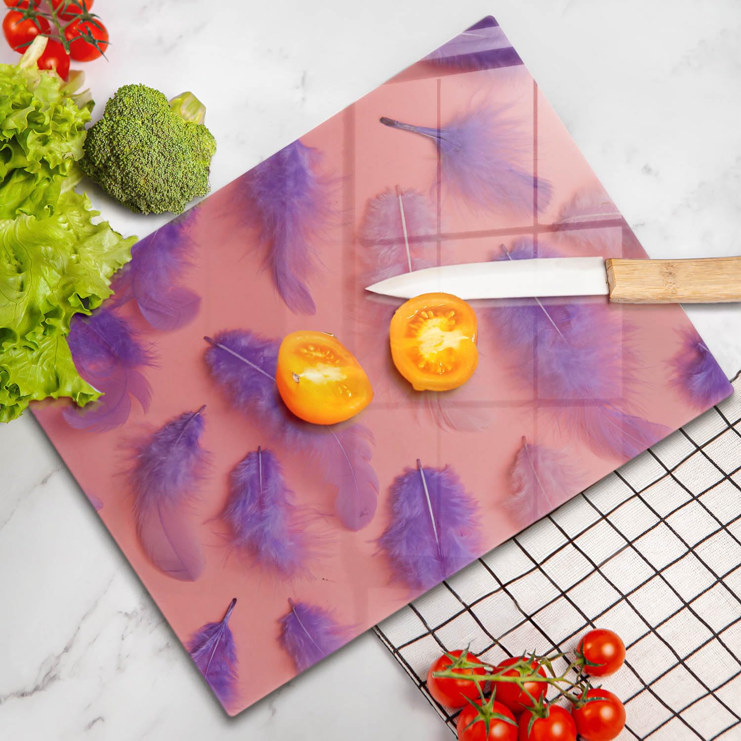 Tabla de aperitivos | Rosa | Superficie impresa