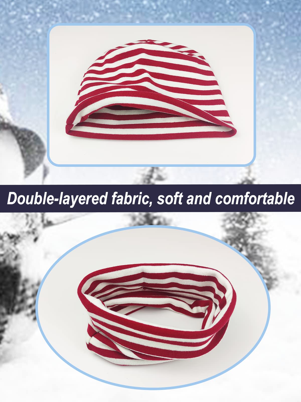 SWAUSWAUK Beanie czapka dziewczęca dla dzieci w wieku 0-6 lat – czapka szalik zestaw dla dziewczynek na jesień, zimę, wiosnę
