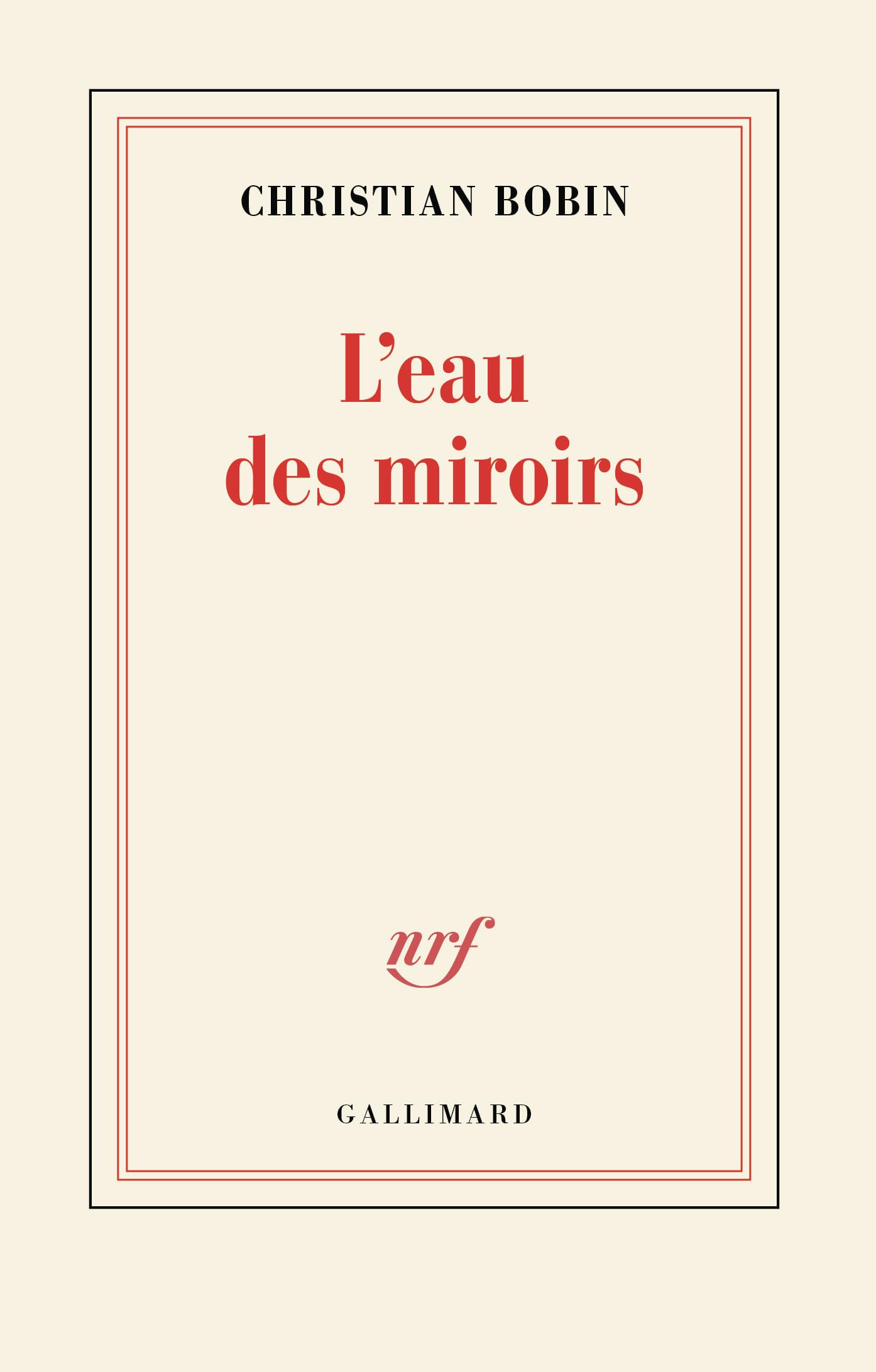 L'eau des miroirs: Roman