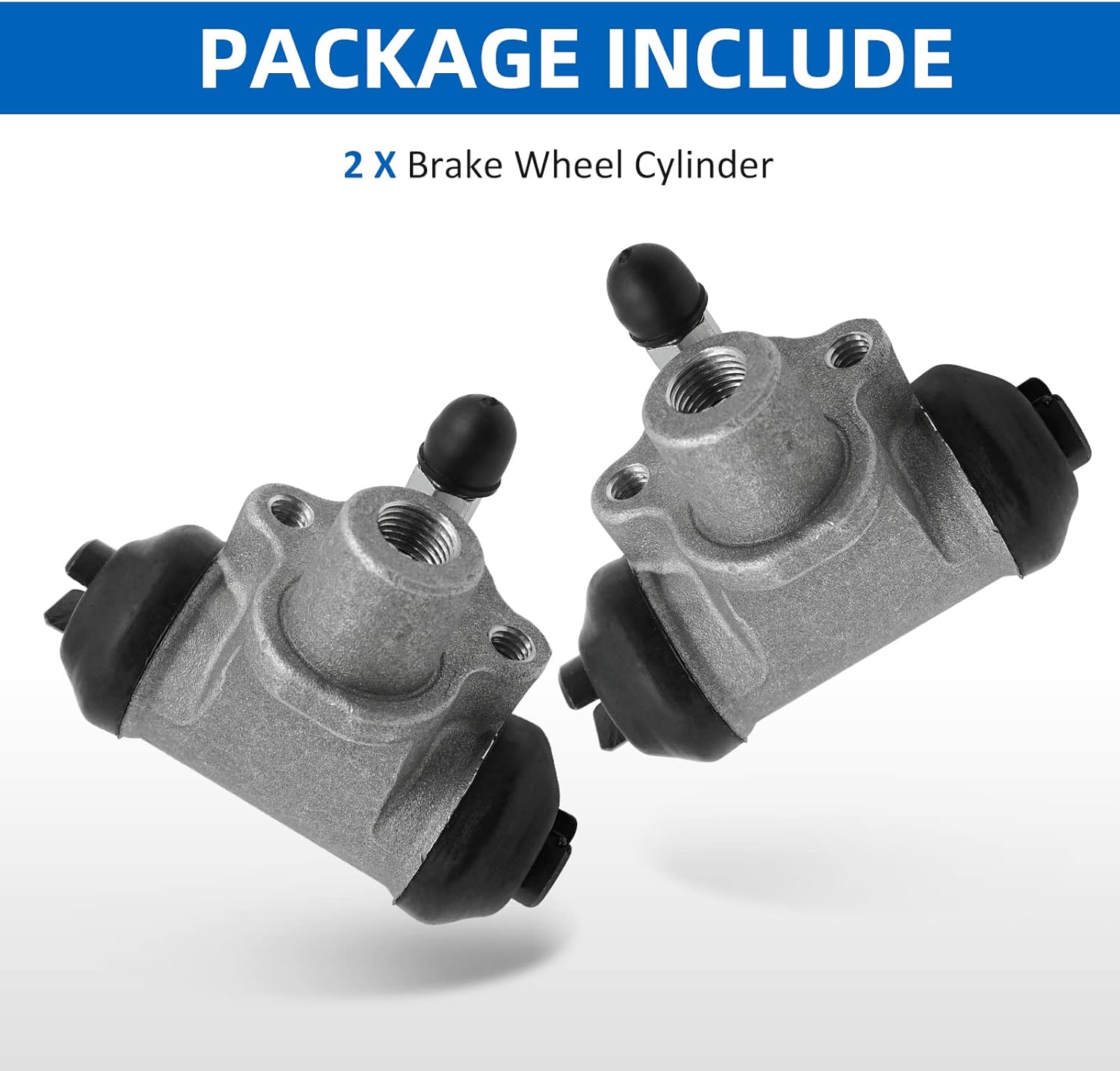 Front/Rear Brake Wheel Cylinder fit for Kawasaki Mule 600 610 KAF400 2005-2009, OEM# 43092-0001 (2 Pcs)