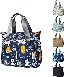 Diaper Bag Tote Satchel Waterproof Messenger Diaper Bags for Mom and Dad...