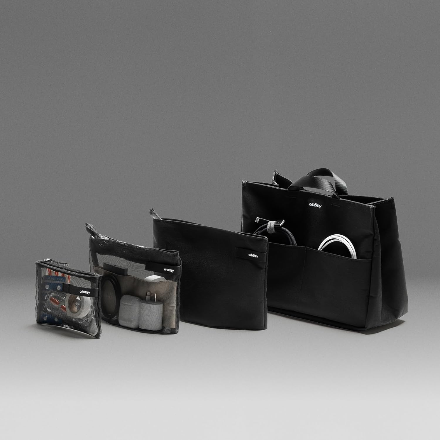 Orbitkey Essentials Pouch Trio - Black