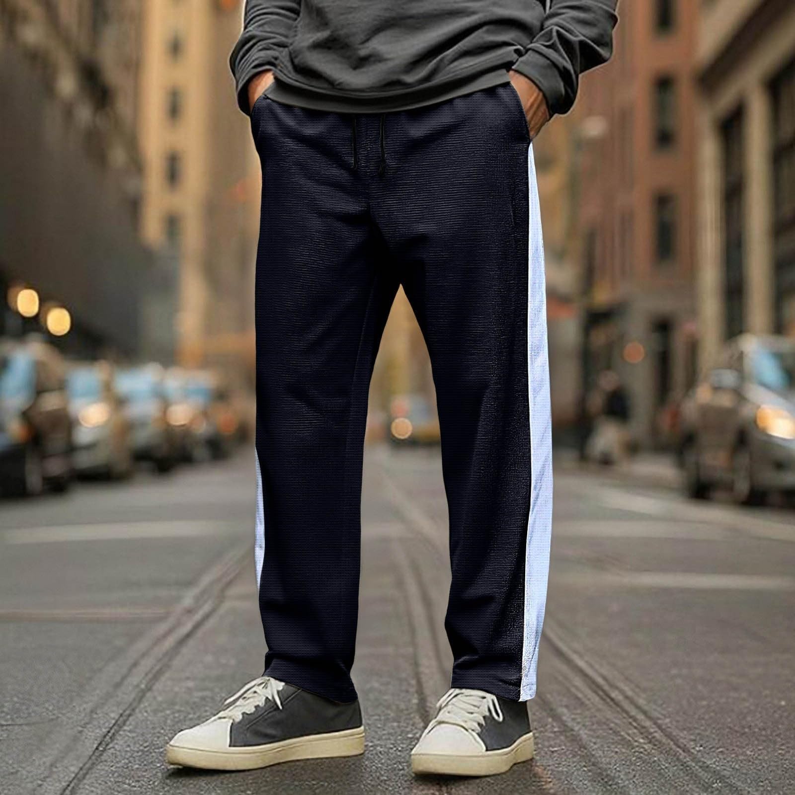Generico Tuta Uomo Completa Felpata Casual Invernale Morbida | Set con felpa e pantaloni, tessuto caldo e morbido, perfetto per uso quotidiano, relax e attività leggere.