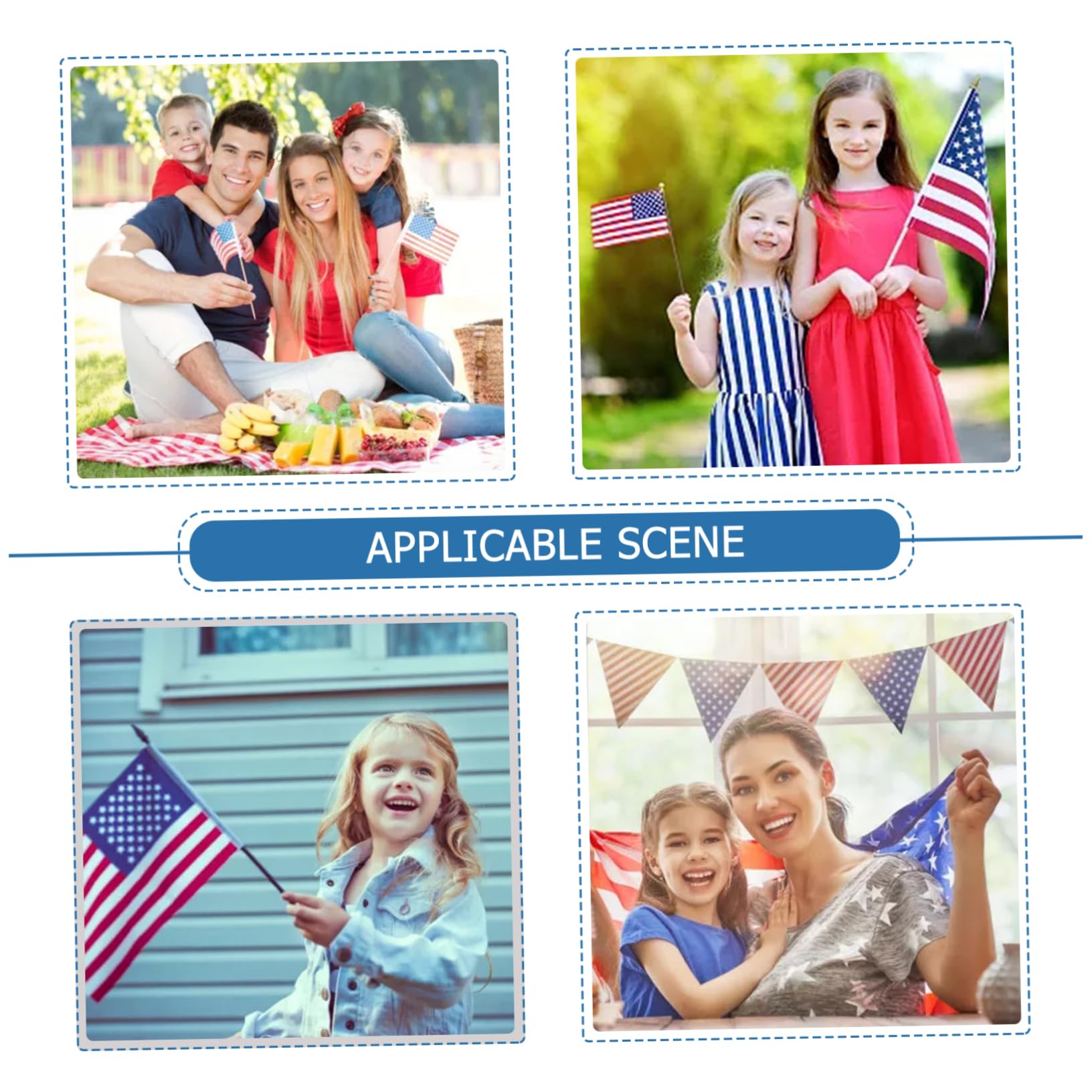 Angoily 2pcs Statue of Headband Patriotic Accessories for Women Independence Day Hair Hoop