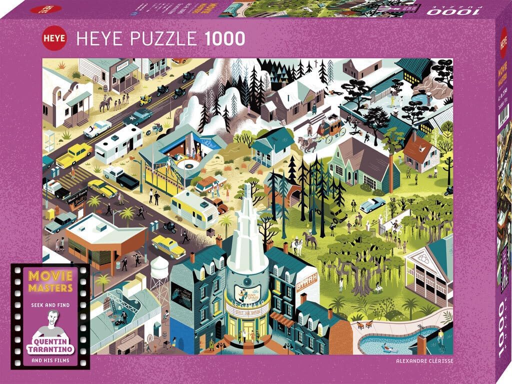 Heye Tarantino Films 1000 Teile Puzzle, Silver