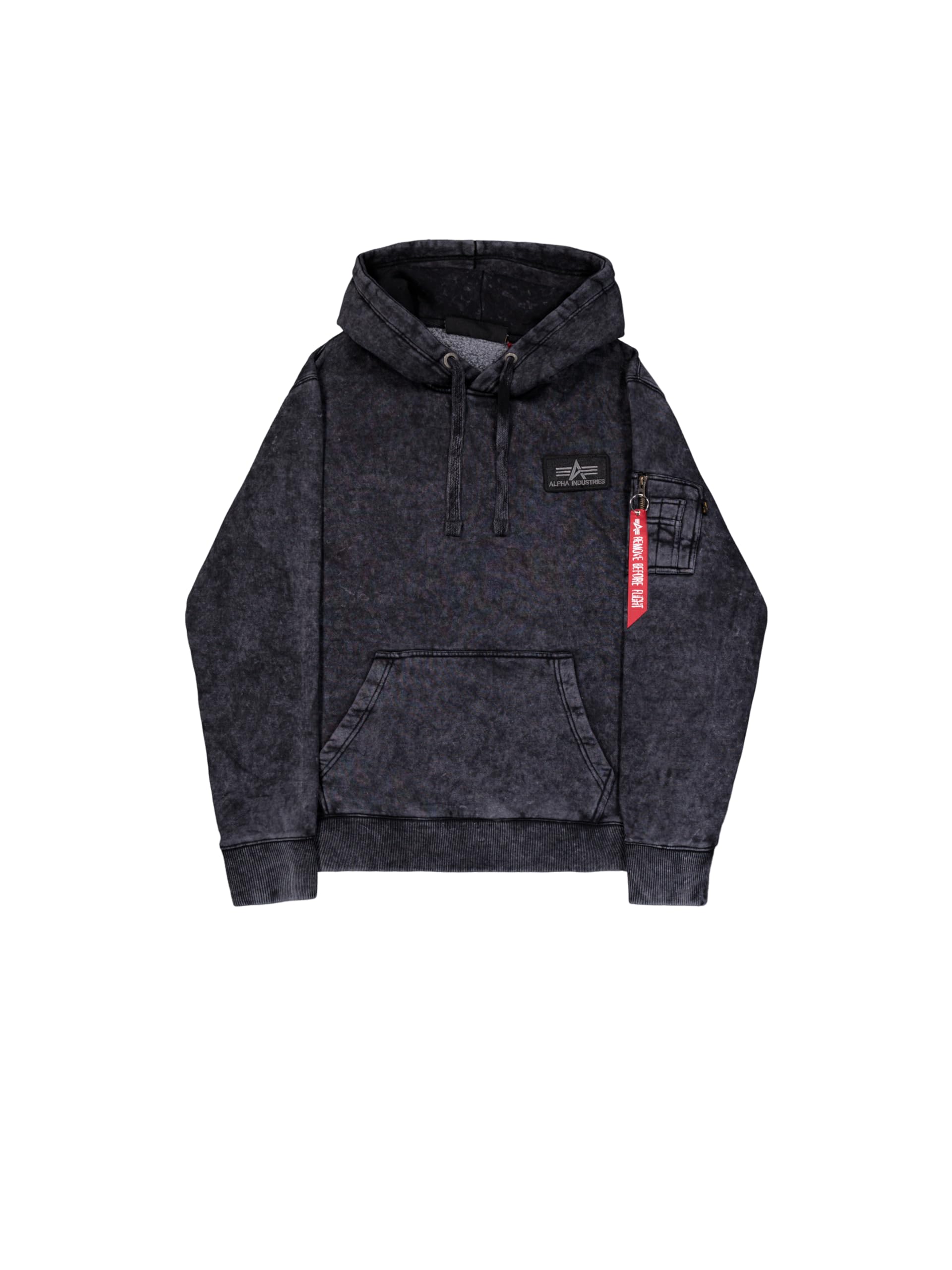 Alpha Industries Back Print Hoodie Vintage Felpa con Cappuccio Uomo (Pacco da 1)