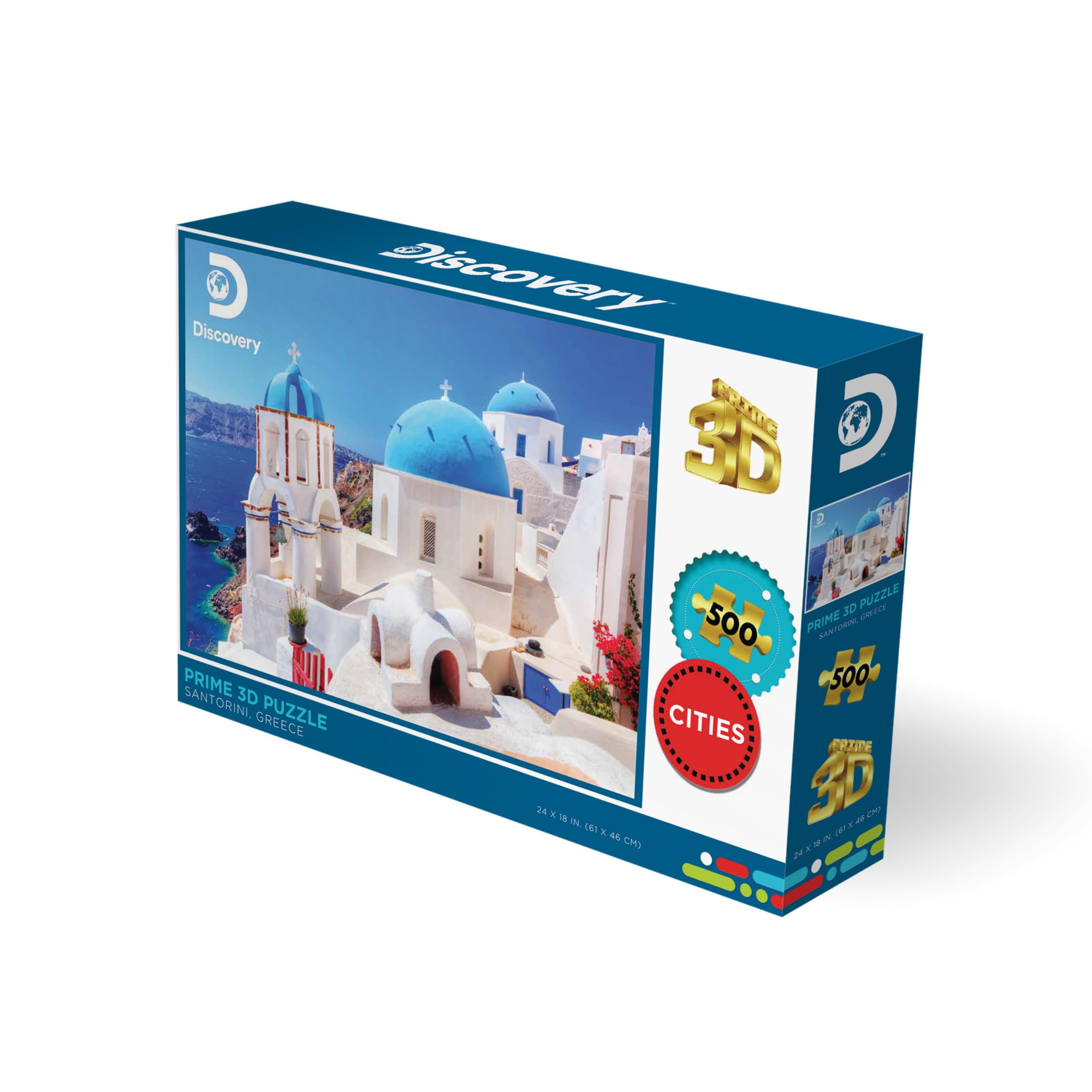 Amazon.com: Prime 3D | Discovery | Landmarks | 500 Piece 3D Jigsaw