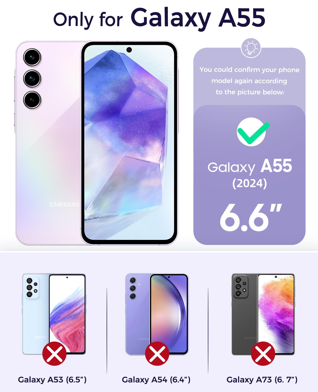 OCASE Compatible with Samsung Galaxy A55 Wallet Case, PU Leather Flip Folio Case with Card Holders RFID Blocking Kickstand [Shockproof TPU Inner Shell] Phone Cover (2024), Burgundy